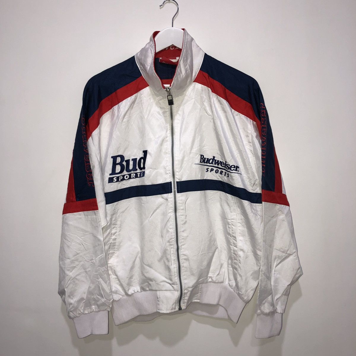 Budweiser Vintage Budweiser Bud Sports Track Jacket Size US XXL / EU 58 / 5 - 1 Thumbnail