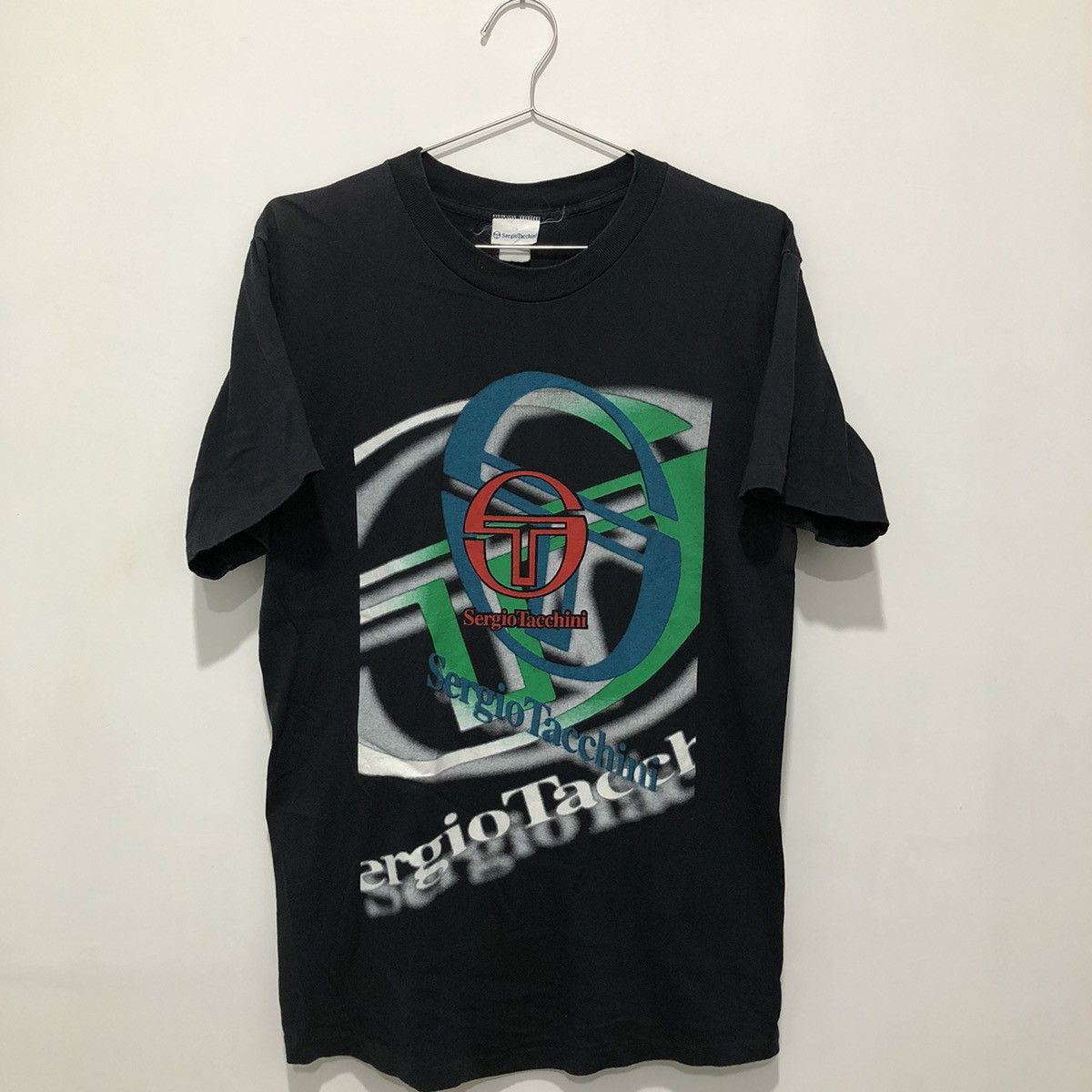 Sergio Tacchini Vintage Sergio Tacchini Tee Size US M / EU 48-50 / 2 - 1 Thumbnail