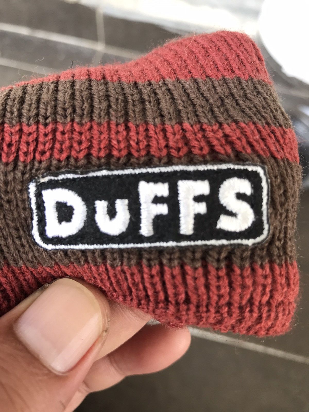 Vintage DuFFS Stripe Rare Beanie Size ONE SIZE - 4 Thumbnail