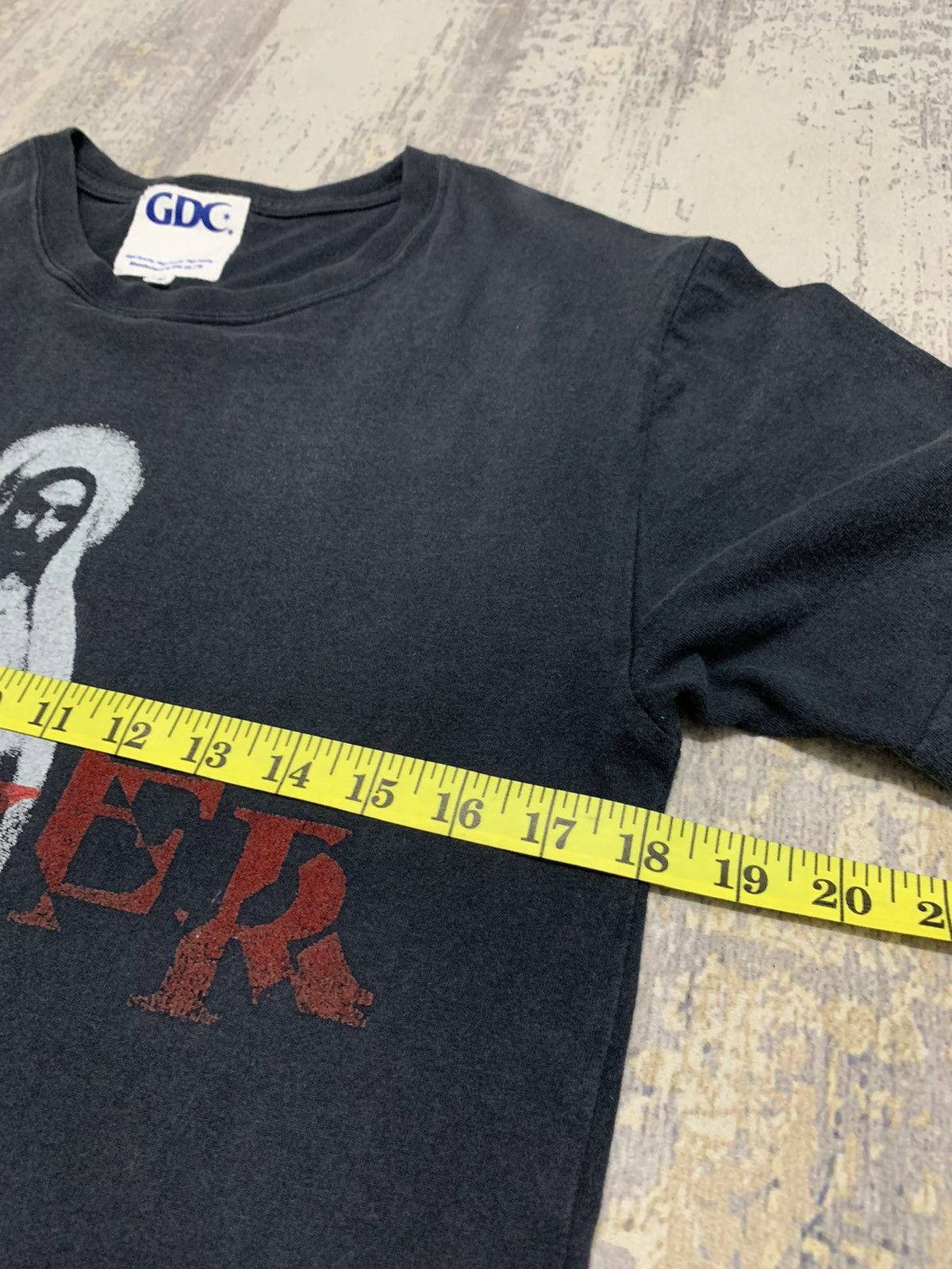 If Six Was Nine × Japanese Brand × Narcotic GDC Japanese Brand Narcotic GDC Jesus Prayer Sun Faded Tee Size US S / EU 44-46 / 1 - 8 Thumbnail