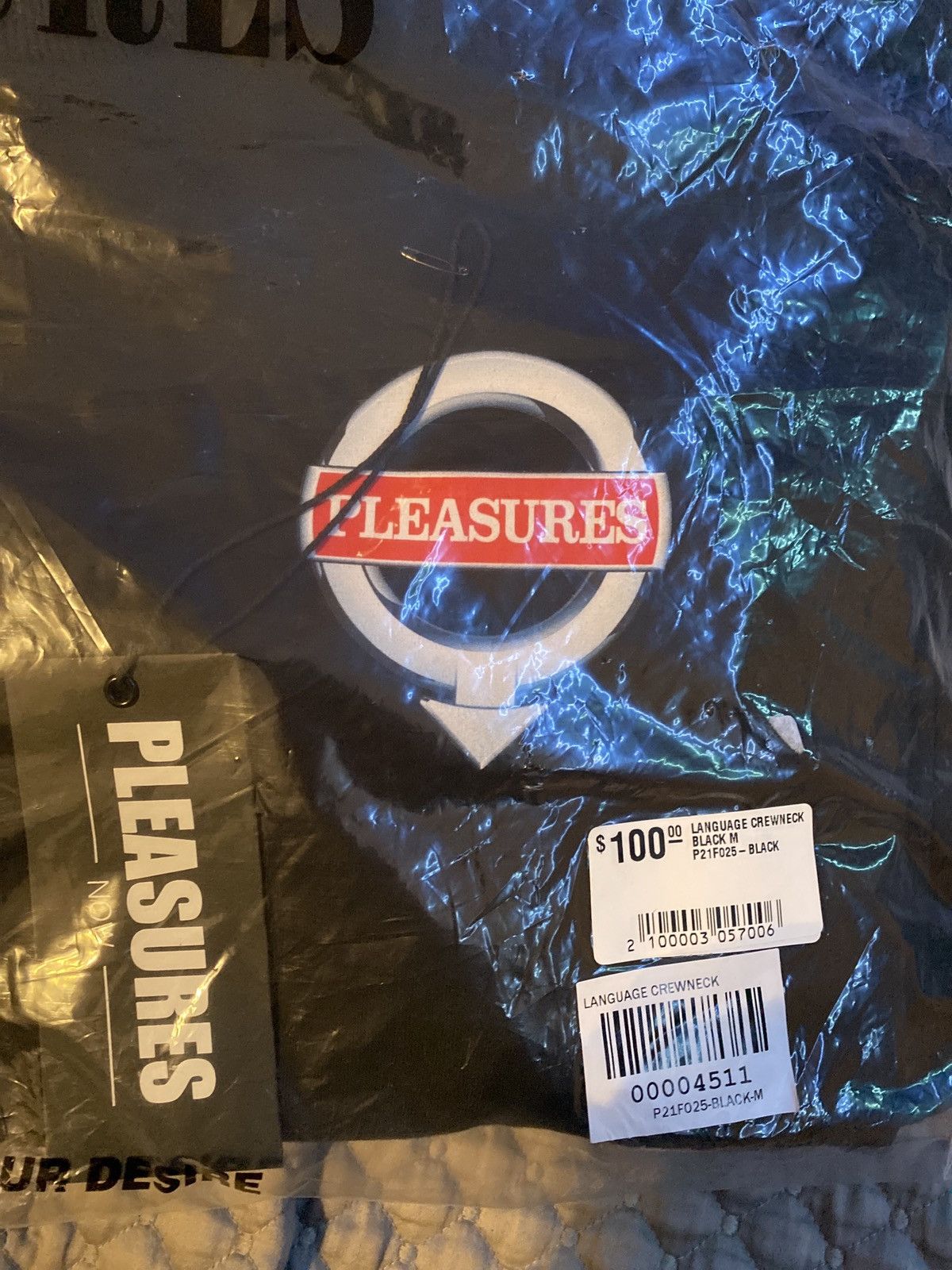 Pleasures Pleasures LANGUAGE CREWNECK Size M Size US M / EU 48-50 / 2 - 6 Thumbnail