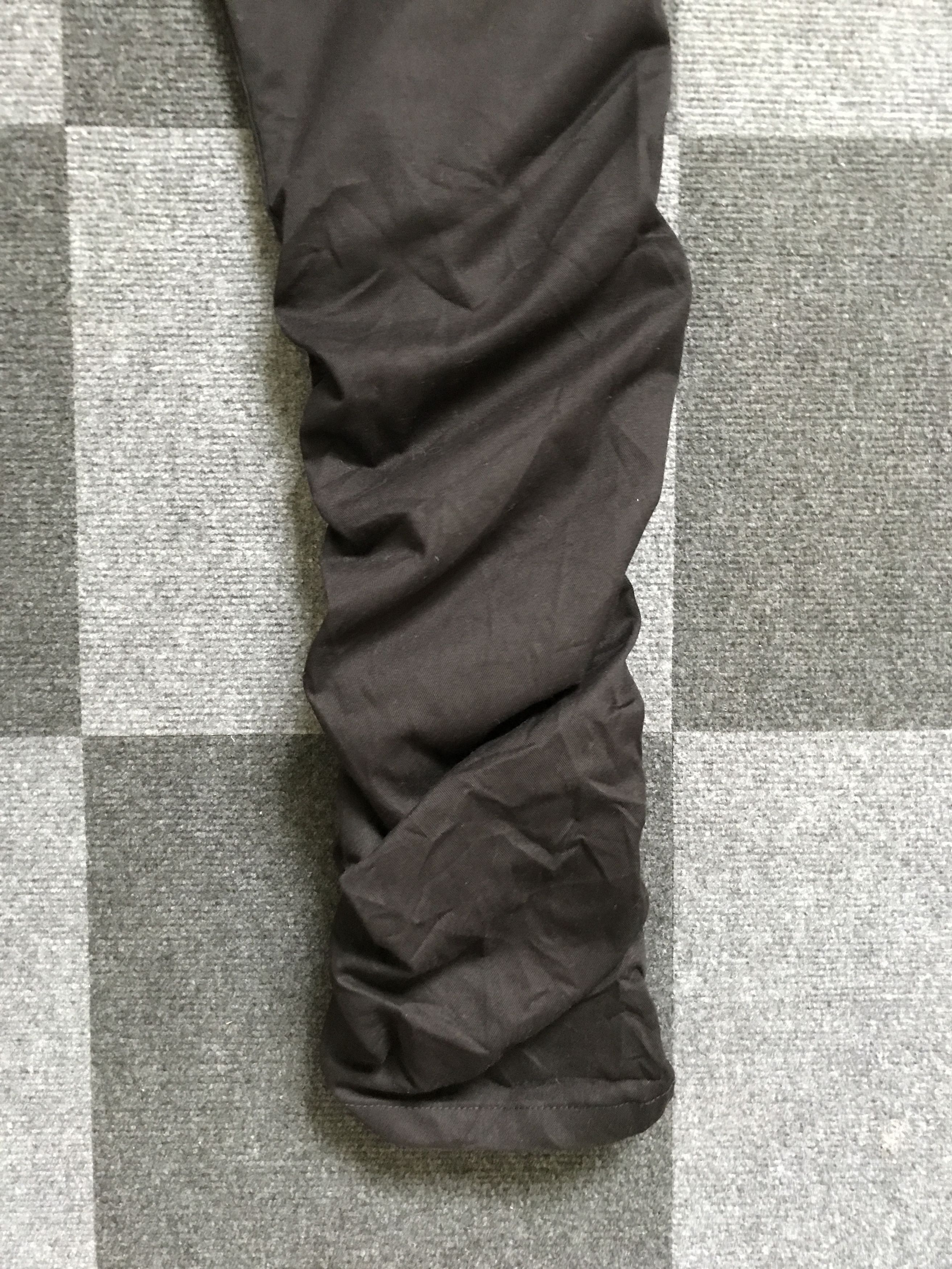 Japanese Brand CP197 Doublefocus Double Waist Skull Wrinkle Leg Cargo Pant Size US 33 - 13 Thumbnail