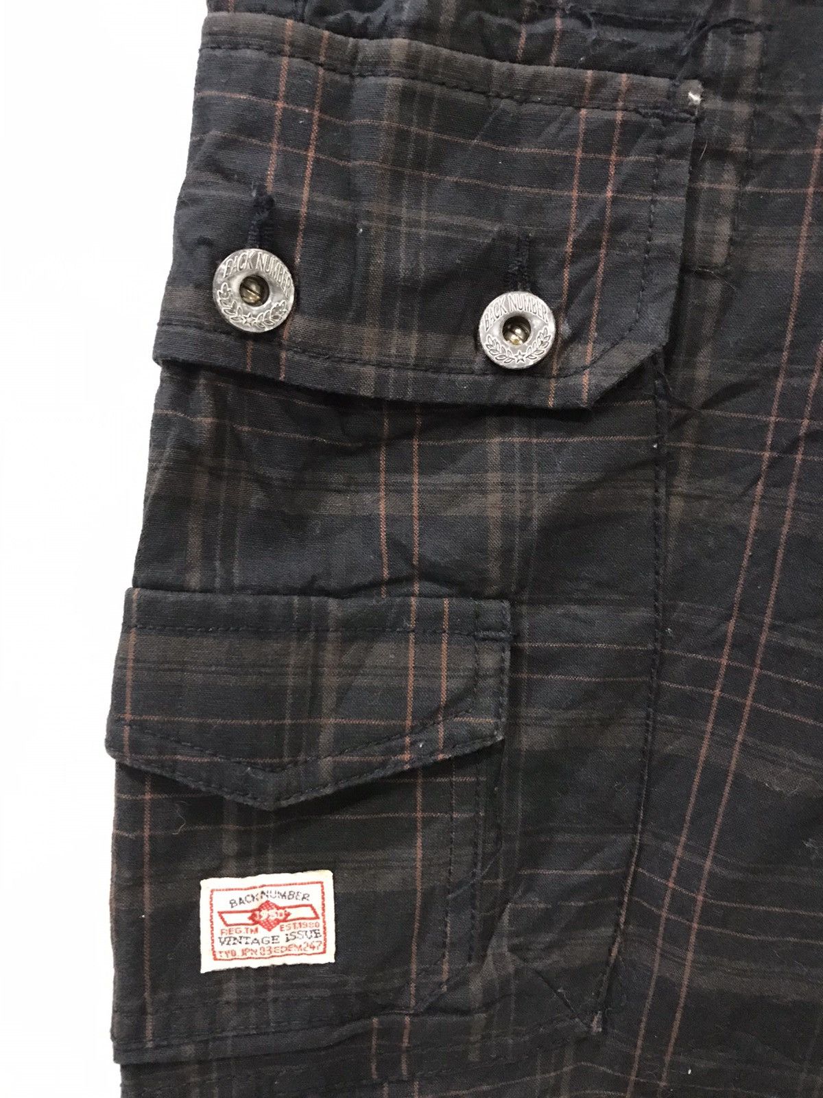 Japanese Brand BACK NUMBER Japan Multipockets Cargo Tactical Short Pant Size US 35 - 5 Thumbnail