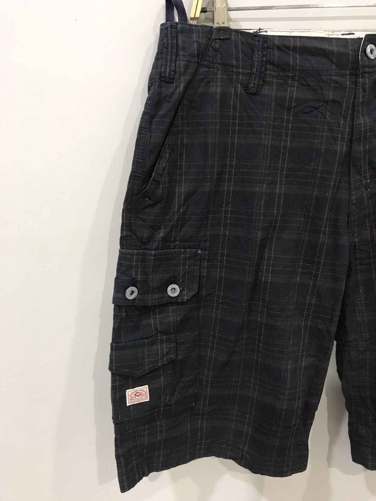 Japanese Brand BACK NUMBER Japan Multipockets Cargo Tactical Short Pant Size US 35 - 3 Thumbnail