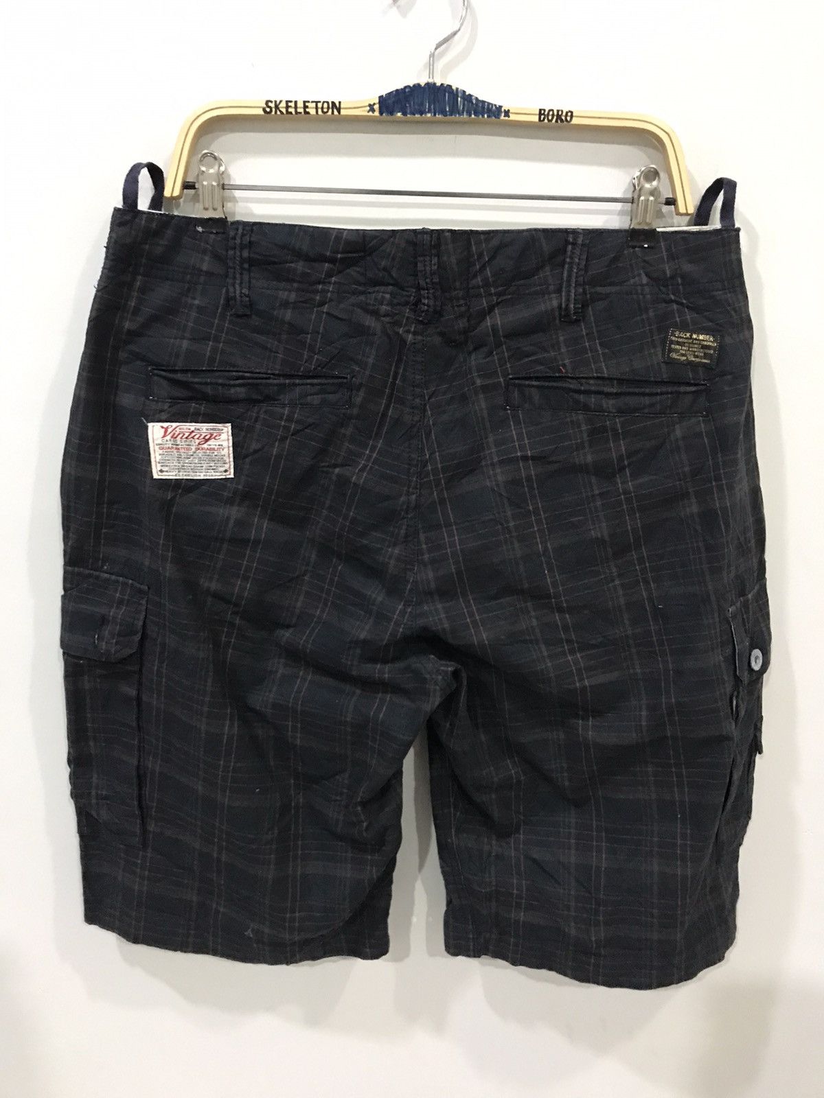 Japanese Brand BACK NUMBER Japan Multipockets Cargo Tactical Short Pant Size US 35 - 7 Thumbnail