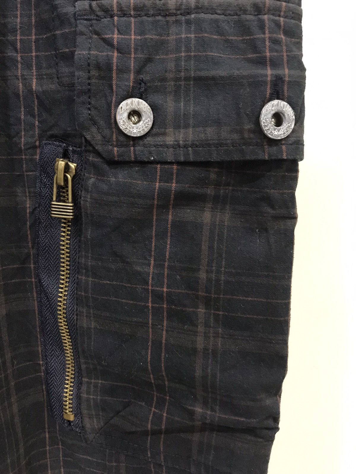 Japanese Brand BACK NUMBER Japan Multipockets Cargo Tactical Short Pant Size US 35 - 4 Thumbnail