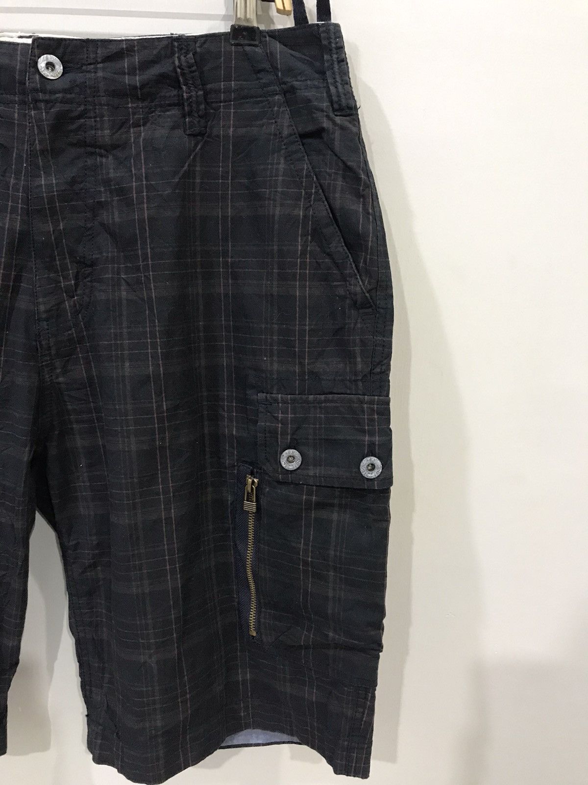 Japanese Brand BACK NUMBER Japan Multipockets Cargo Tactical Short Pant Size US 35 - 2 Thumbnail