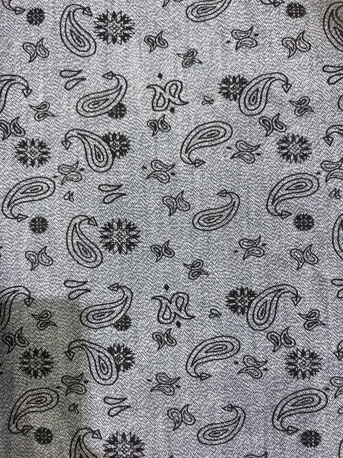 Designer RVLT Revolution Full Paisley Selvedge Button Up Shirt Size US S / EU 44-46 / 1 - 16 Thumbnail