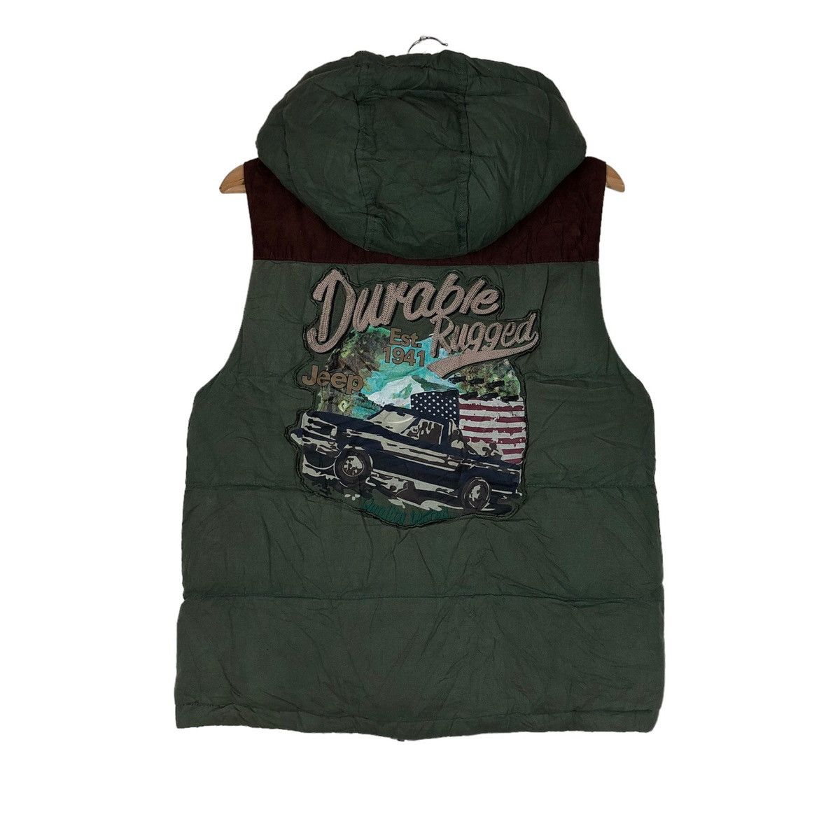 Jeep Vintage Sun Faded Jeep Hoodie Vest Size US M / EU 48-50 / 2 - 14 Thumbnail