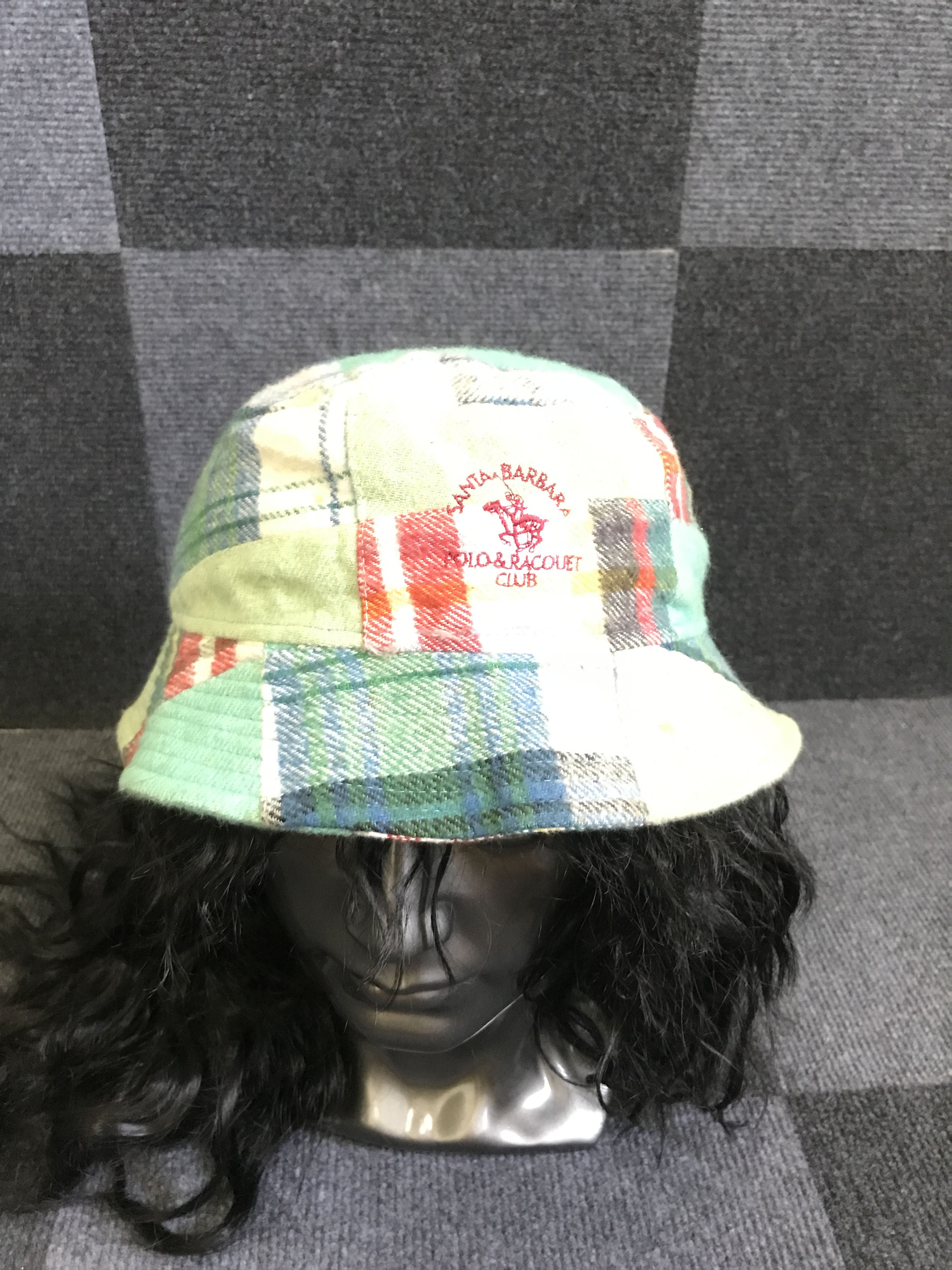 U.S. Polo Assn. BSC48 Polo Santa Barbara Patchwork Bucket Hat Size ONE SIZE - 2 Thumbnail