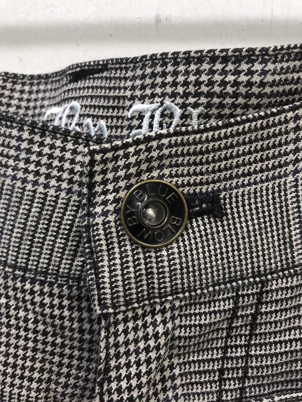 Japanese Brand × Seditionaries 💥DOUBLE WAIST💥Blow By Blue Double Plaid Seditionaries Pant Size US 32 / EU 48 - 5 Thumbnail