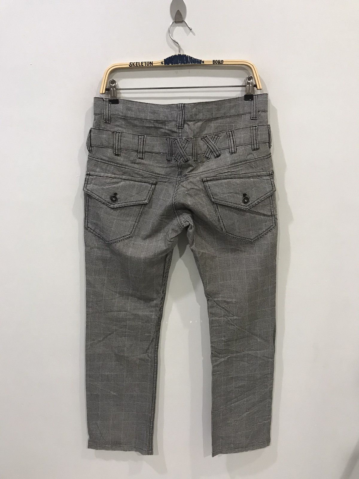 Japanese Brand × Seditionaries 💥DOUBLE WAIST💥Blow By Blue Double Plaid Seditionaries Pant Size US 32 / EU 48 - 7 Thumbnail