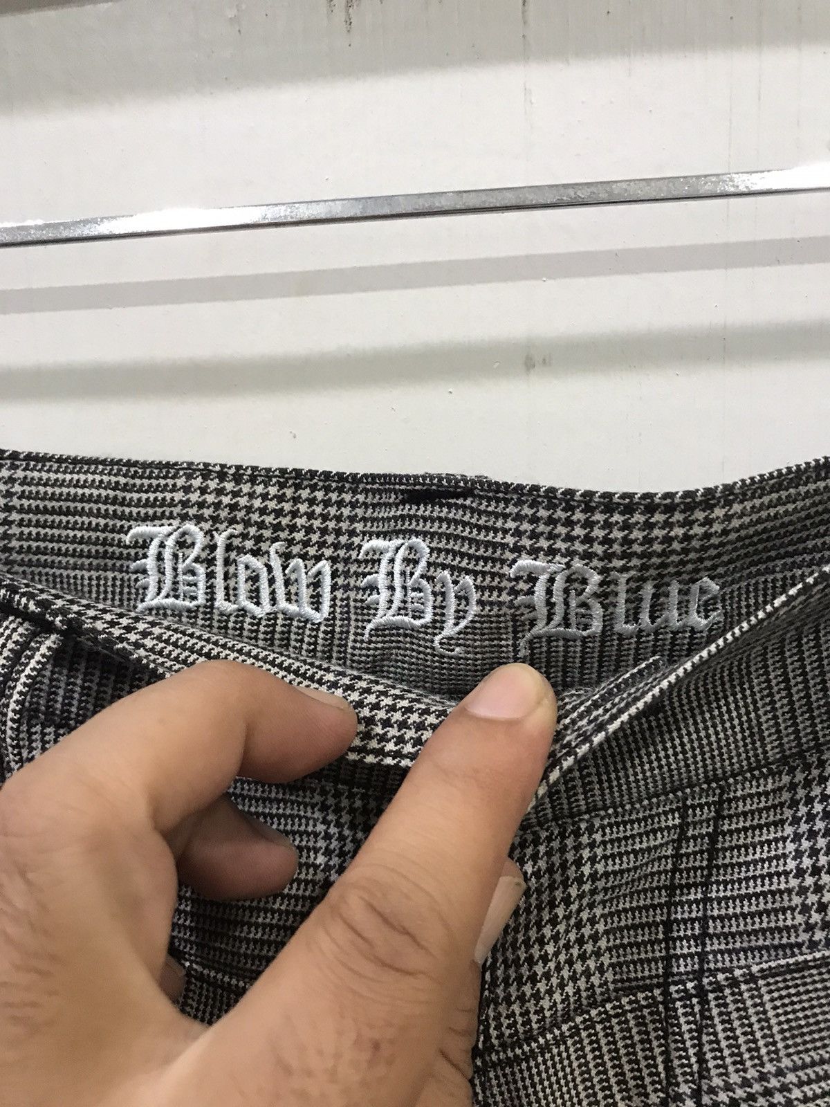 Japanese Brand × Seditionaries 💥DOUBLE WAIST💥Blow By Blue Double Plaid Seditionaries Pant Size US 32 / EU 48 - 6 Thumbnail
