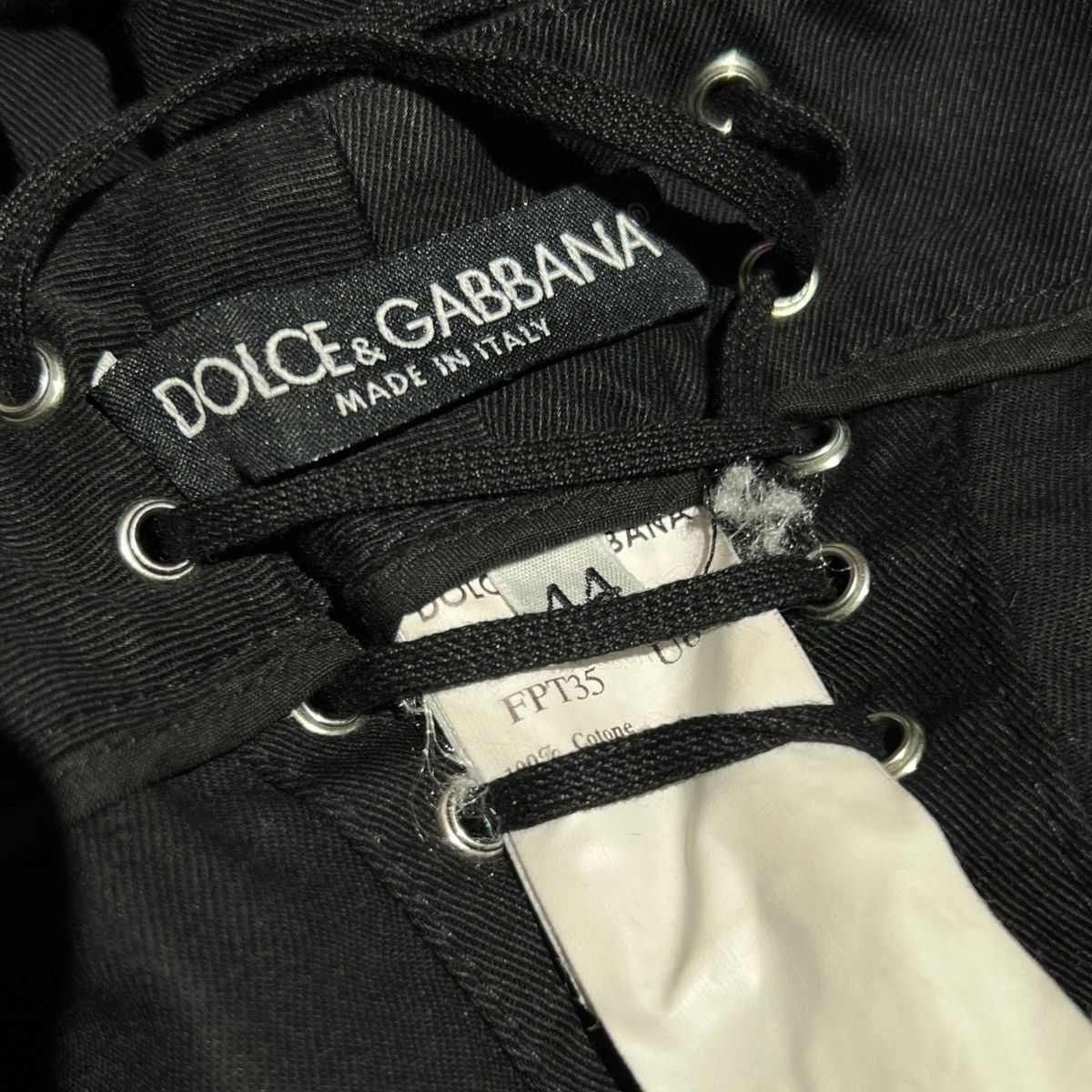 Dolce & Gabbana Bondage backlace tie trouser Size US 32 / EU 48 - 4 Thumbnail