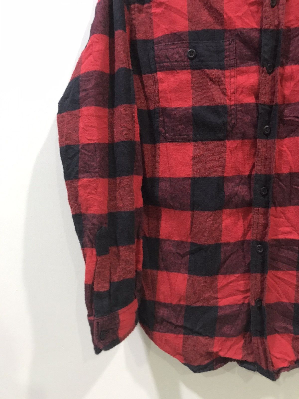 Osh Kosh Plaid Punk Flannel Shirt, Men's — image 5 of 6