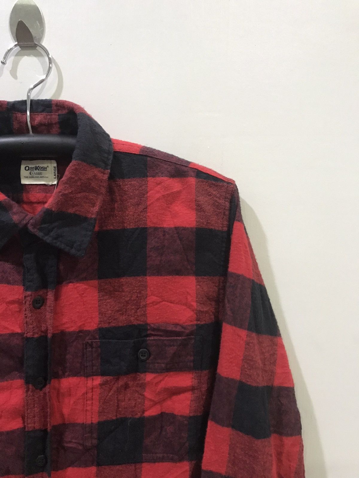 Osh Kosh Plaid Punk Flannel Shirt, Men's — image 2 of 6