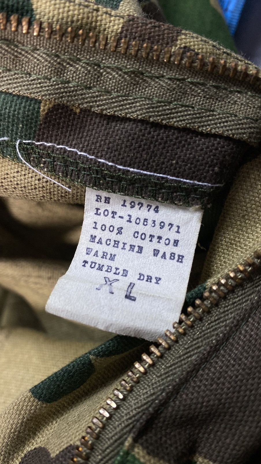 Vintage Vintage 70s Hunting Camo Pant By Ranger Size US 35 - 7 Thumbnail