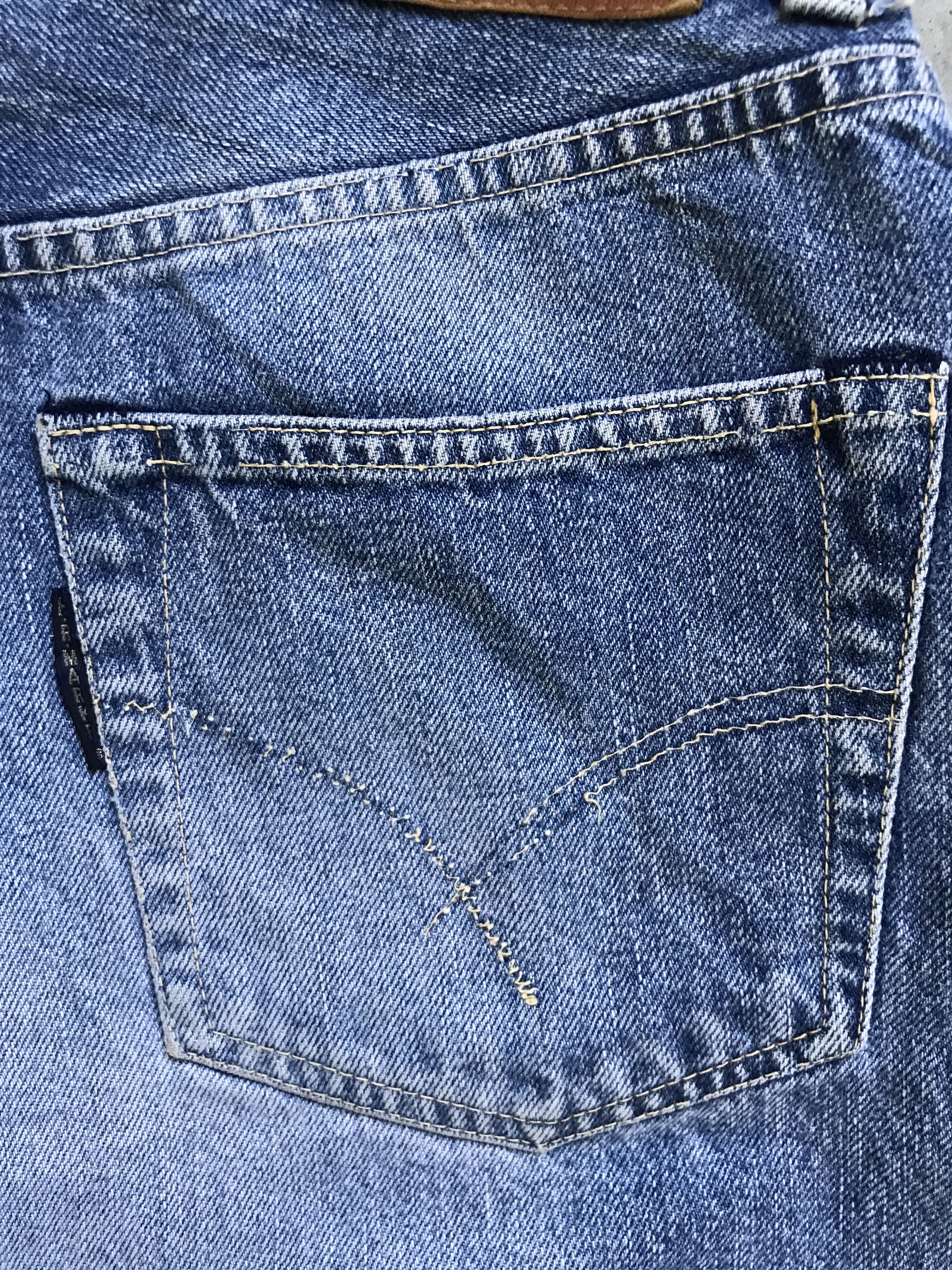 Blue Blue Japan × HOLLYWOOD RANCH MARKET D49 HR MARKET Japan Selvedge Faded Denim Size US 26 / EU 42 - 13 Thumbnail