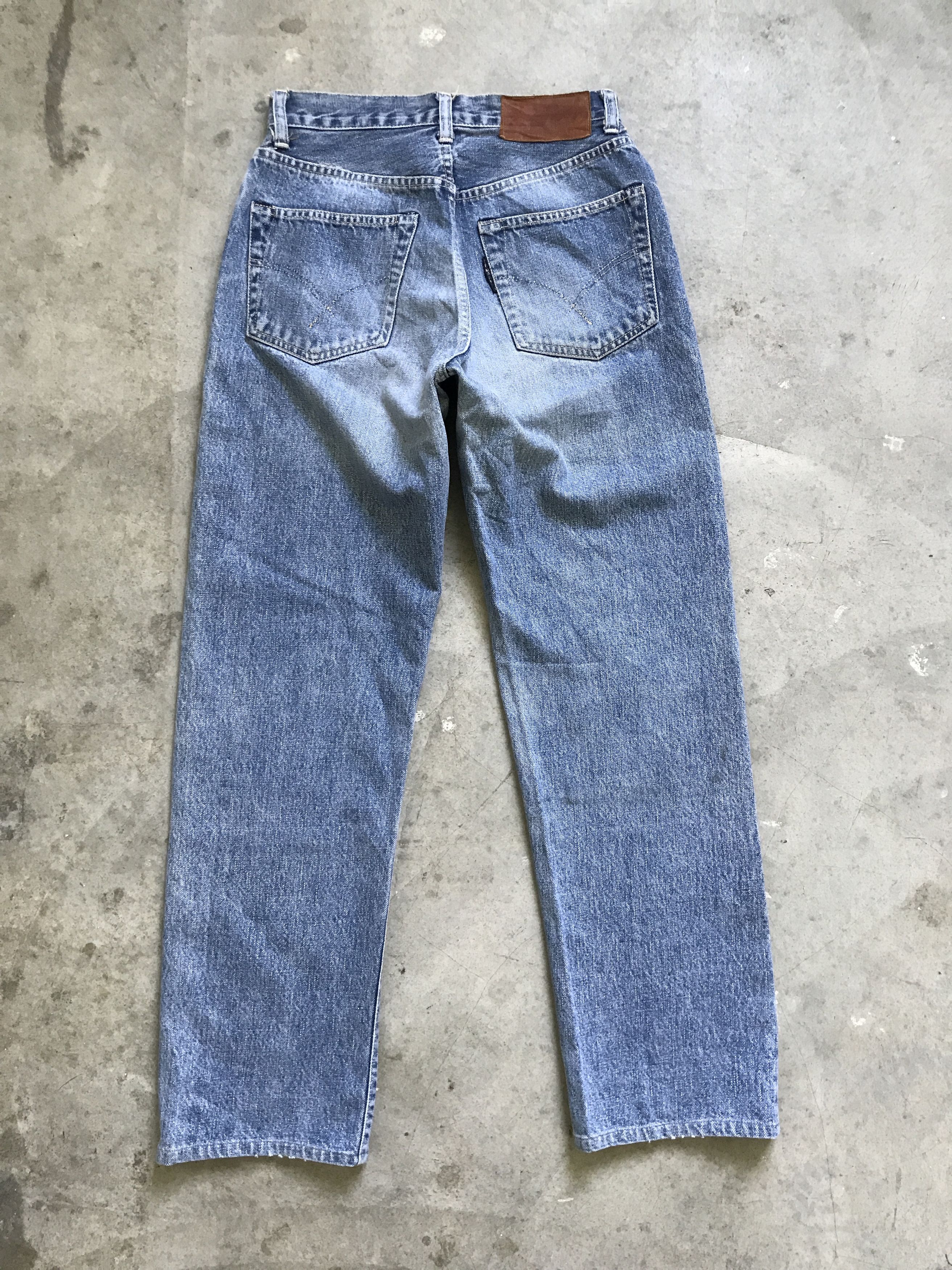 Blue Blue Japan × HOLLYWOOD RANCH MARKET D49 HR MARKET Japan Selvedge Faded Denim Size US 26 / EU 42 - 10 Thumbnail