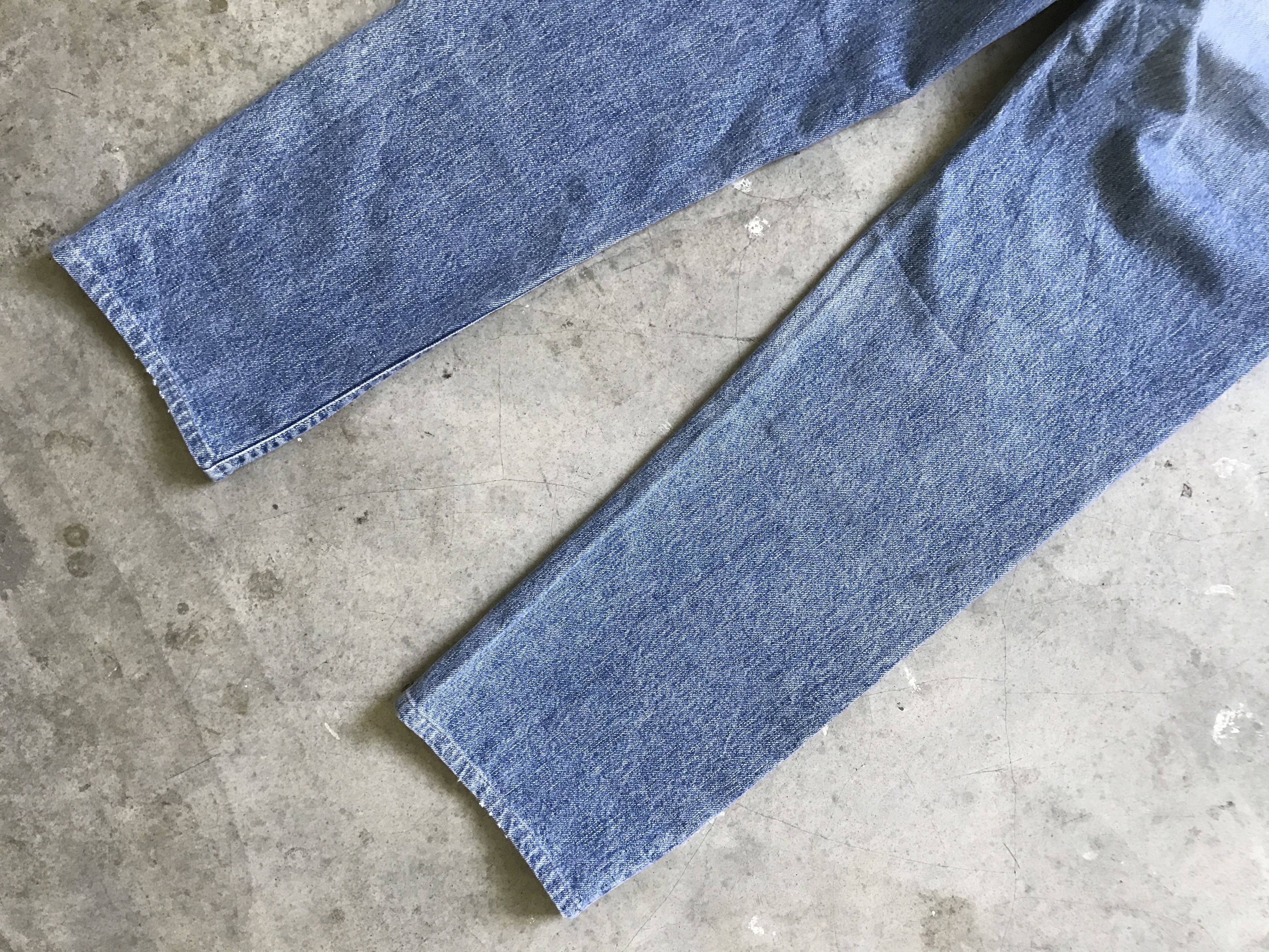 Blue Blue Japan × HOLLYWOOD RANCH MARKET D49 HR MARKET Japan Selvedge Faded Denim Size US 26 / EU 42 - 12 Thumbnail