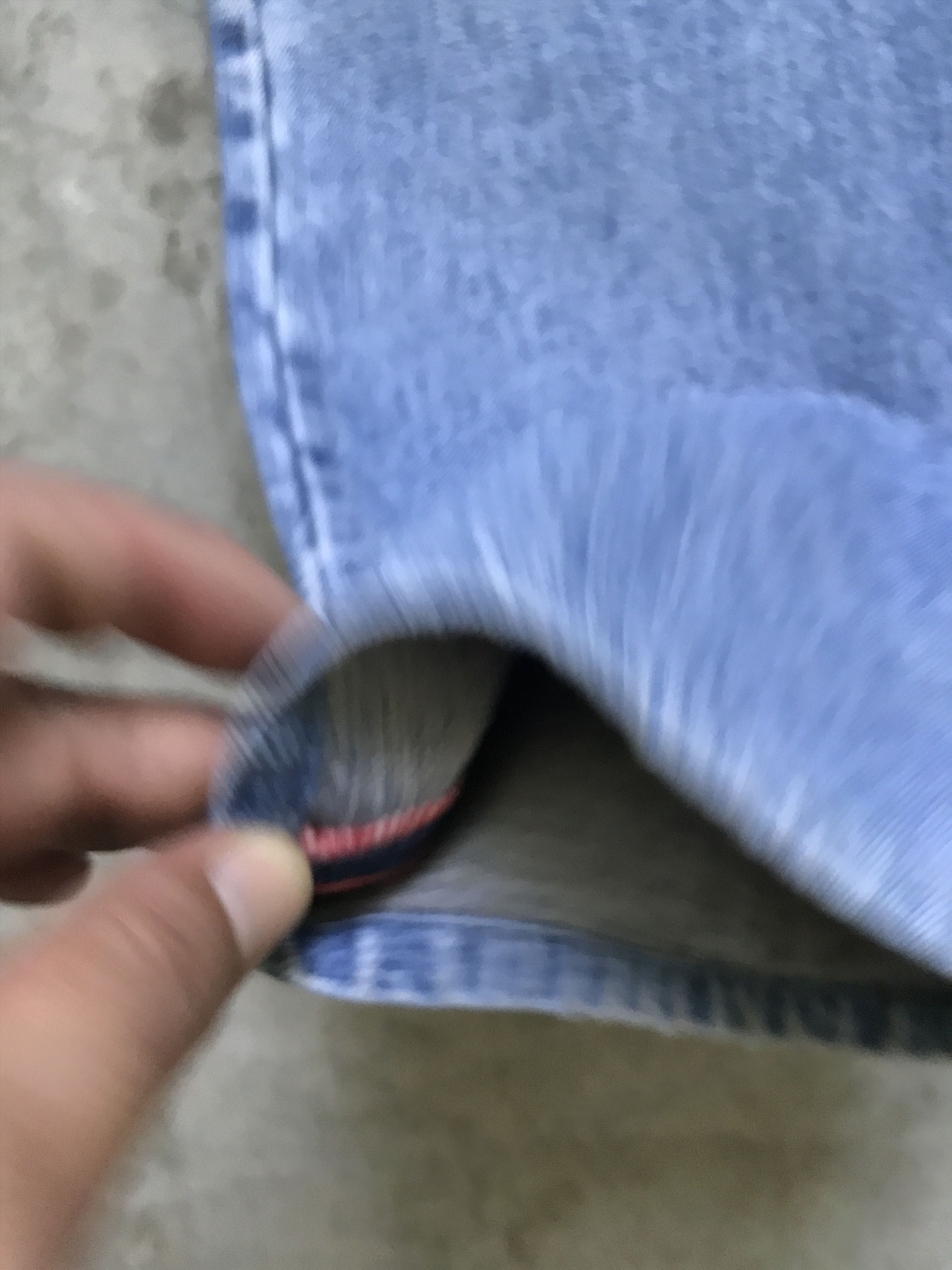 Blue Blue Japan × HOLLYWOOD RANCH MARKET D49 HR MARKET Japan Selvedge Faded Denim Size US 26 / EU 42 - 6 Thumbnail