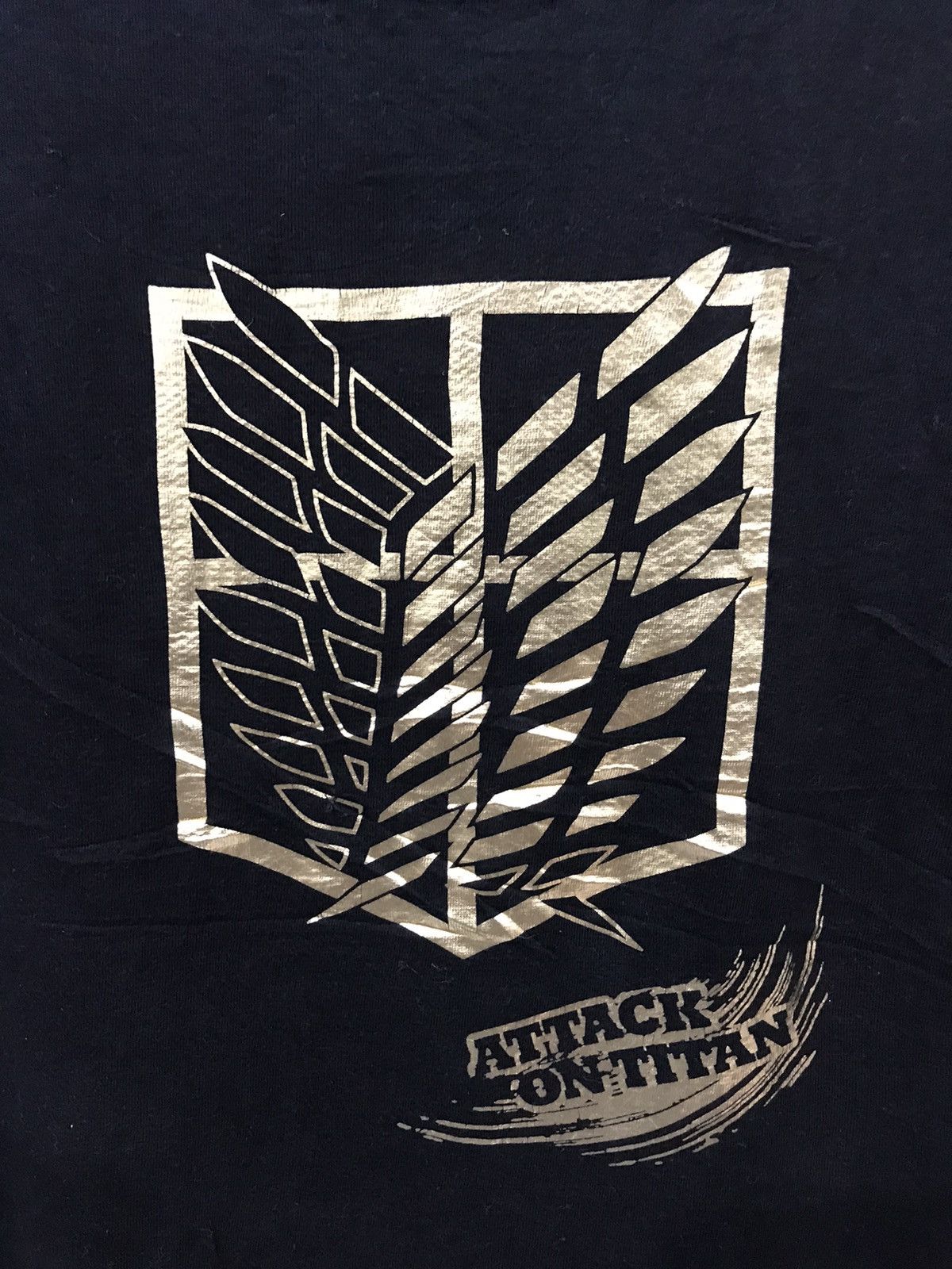 Other ATTACK ON TITAN Golden Print Shirt Size US L / EU 52-54 / 3 - 2 Thumbnail
