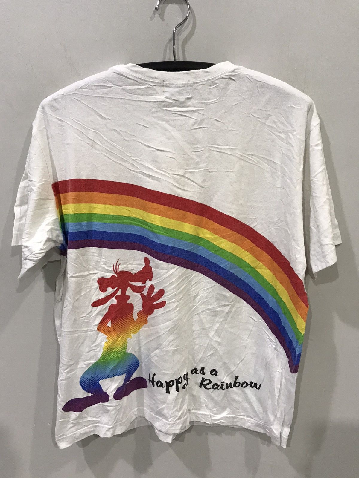 Disney DIsney TokyoBig Logo Goofy Rainbow Shirt Size US L / EU 52-54 / 3 - 5 Thumbnail