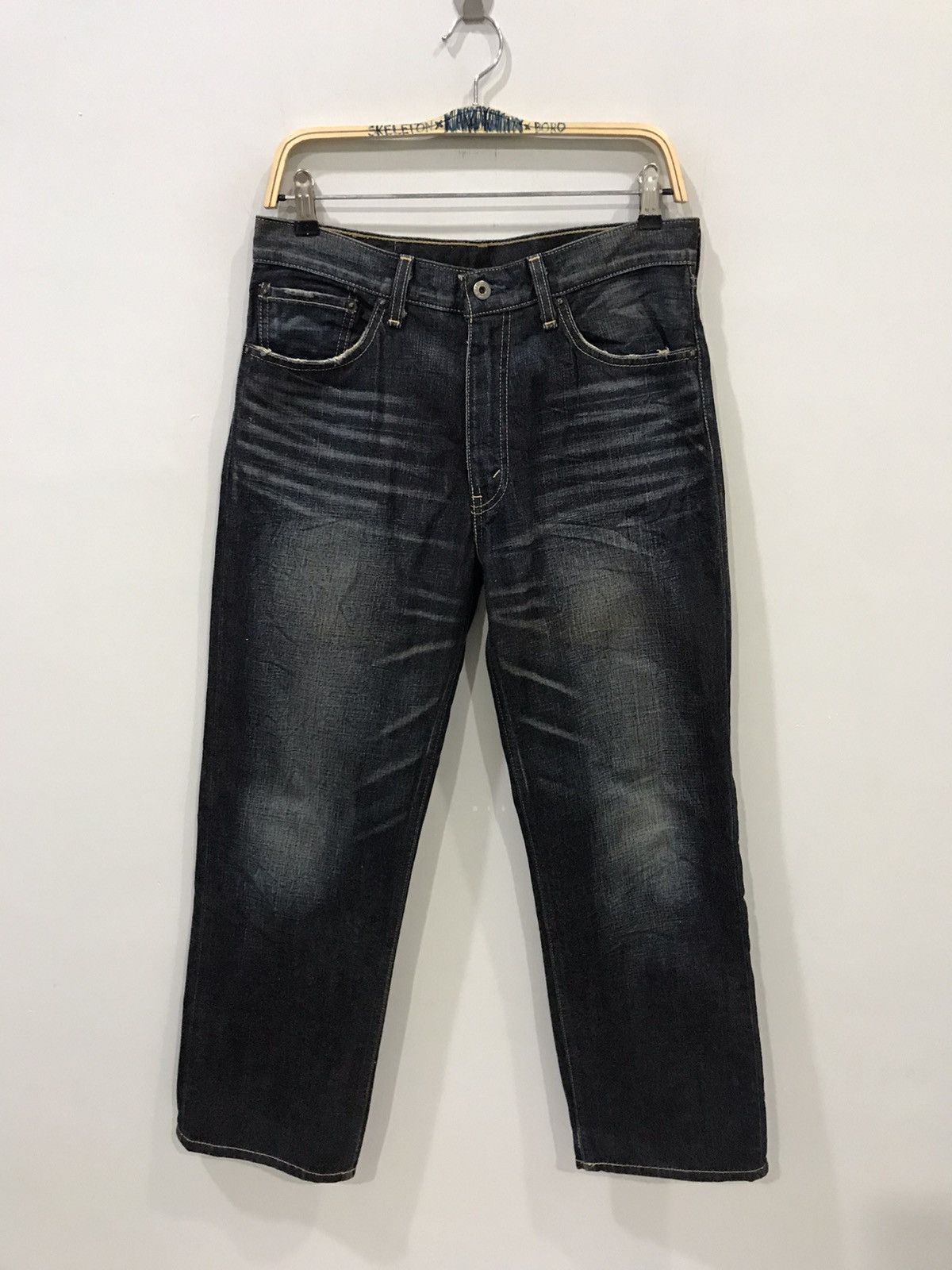 Levi's Levis 502 Faded Light Wash Denim Size US 31 - 1 Thumbnail