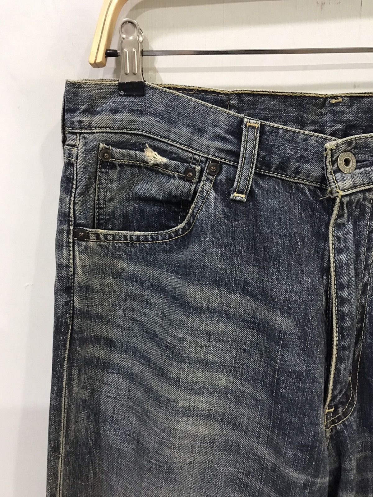 Levi's Levis 503 Beautiful Faded Denim Size US 33 - 3 Thumbnail