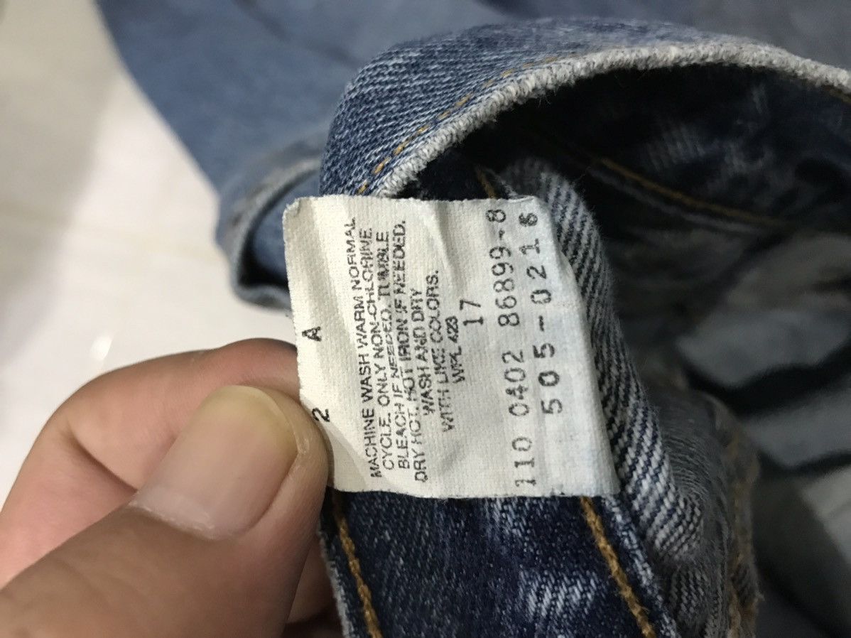 Levi's Levis 505 Regular Fit Denim Size US 34 / EU 50 - 15 Thumbnail