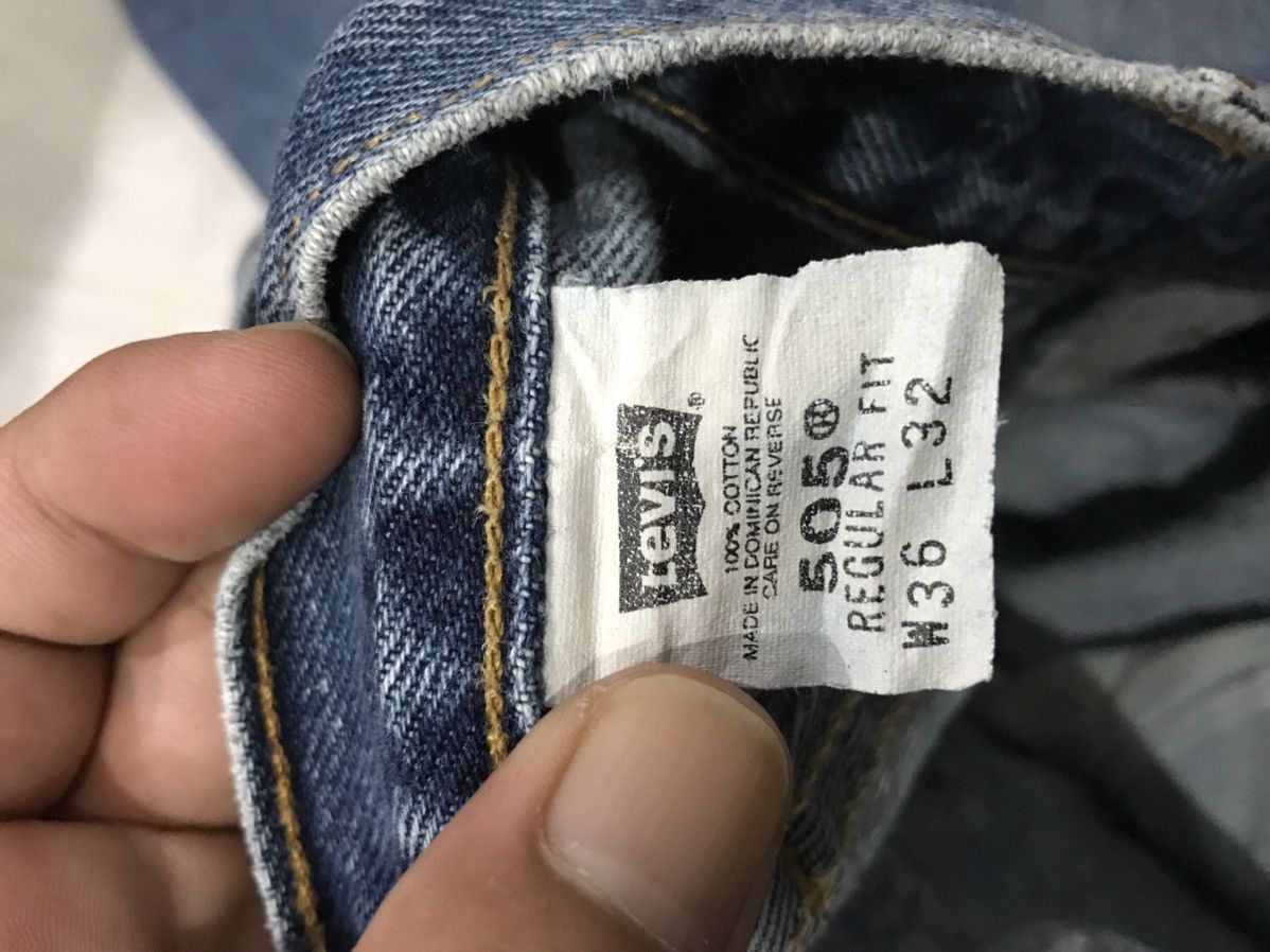 Levi's Levis 505 Regular Fit Denim Size US 34 / EU 50 - 16 Thumbnail