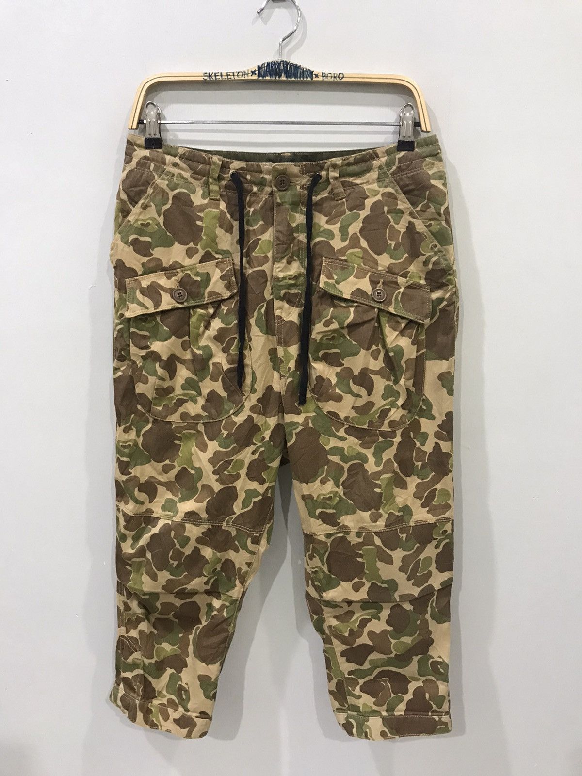 Japanese Brand RAGEBLUE Japan Dropped Crotch 6 Pockets 3 Quater Pant Size US 30 / EU 46 - 1 Thumbnail
