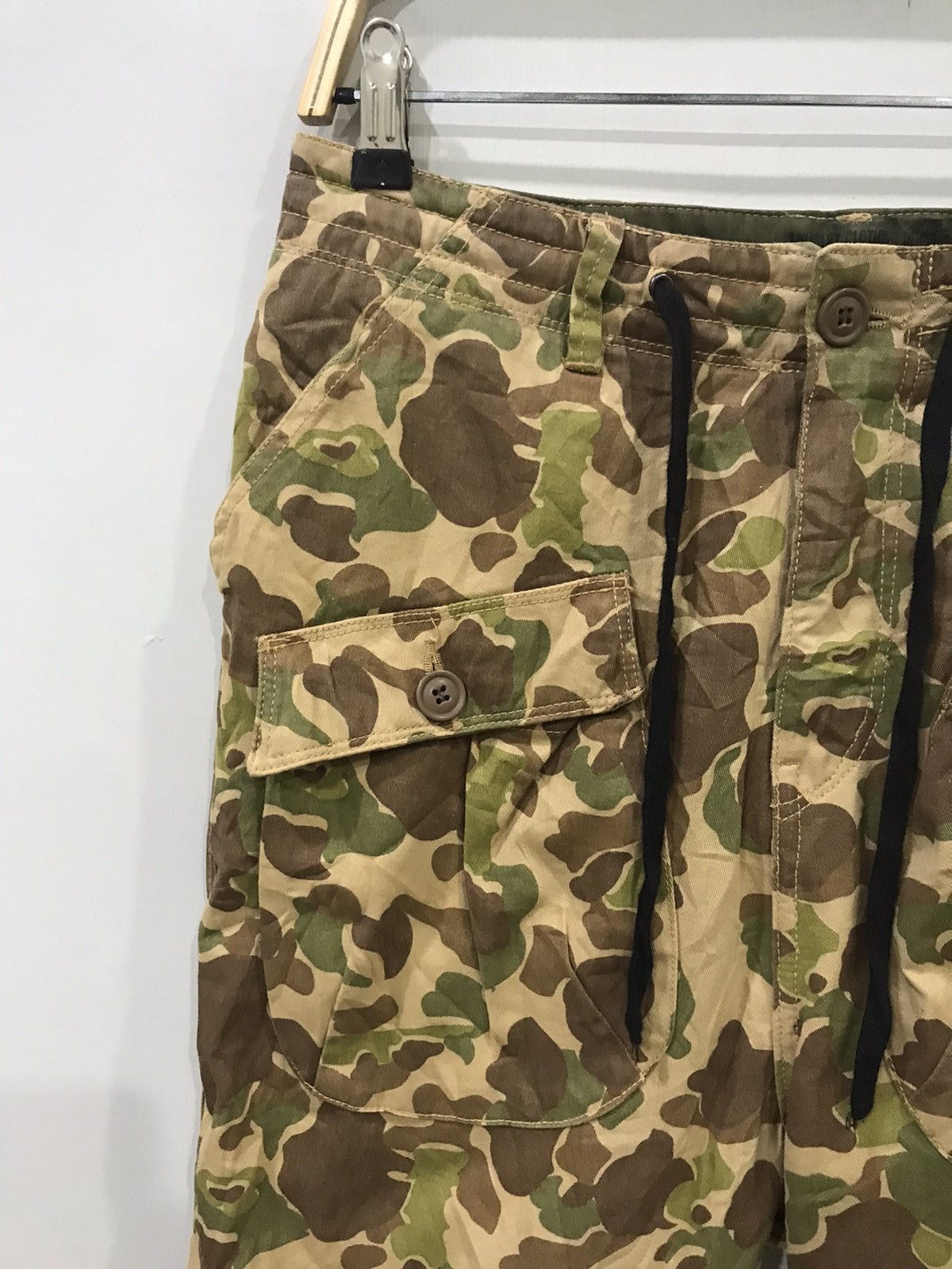 Japanese Brand RAGEBLUE Japan Dropped Crotch 6 Pockets 3 Quater Pant Size US 30 / EU 46 - 3 Thumbnail