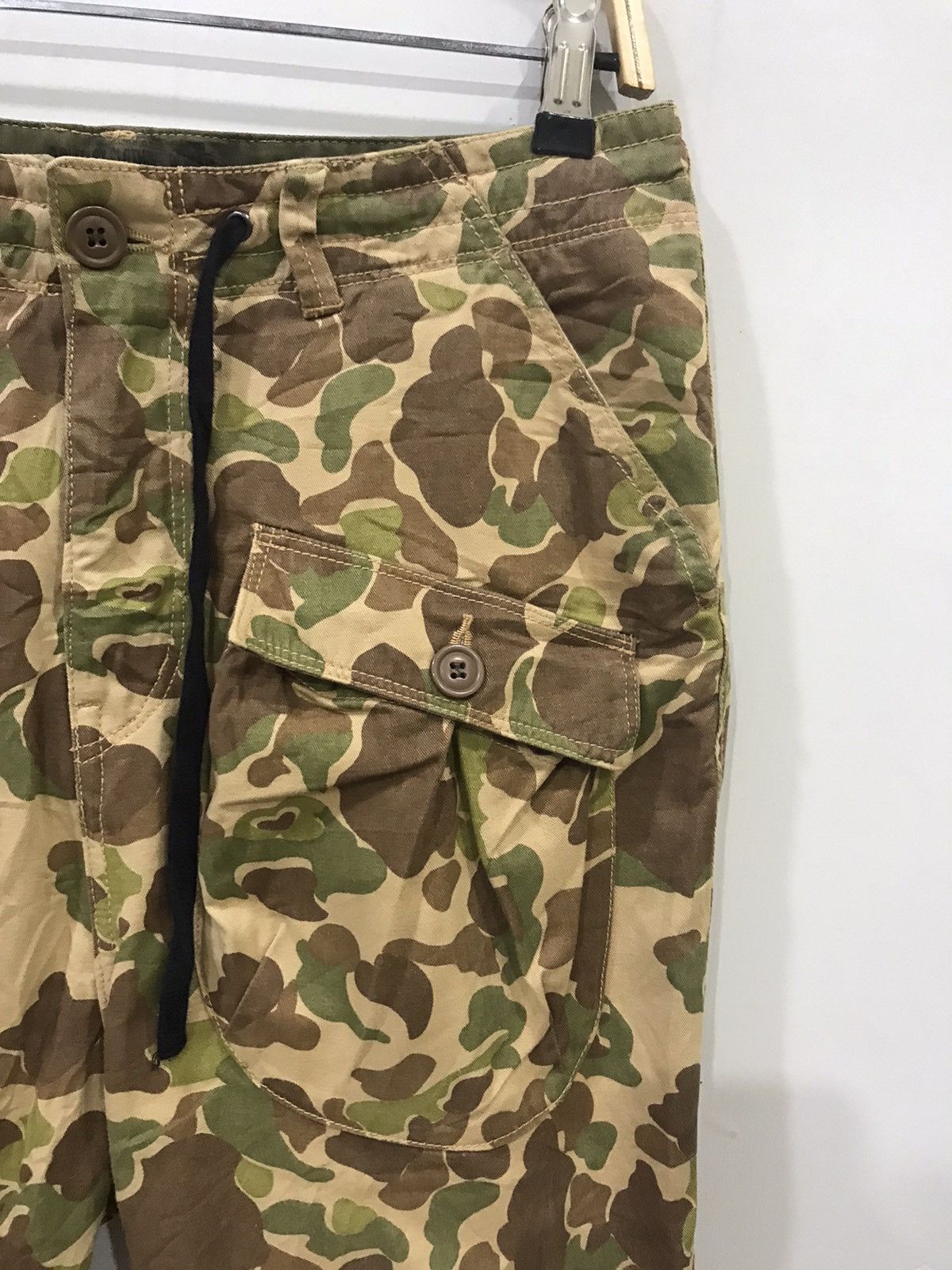 Japanese Brand RAGEBLUE Japan Dropped Crotch 6 Pockets 3 Quater Pant Size US 30 / EU 46 - 2 Thumbnail