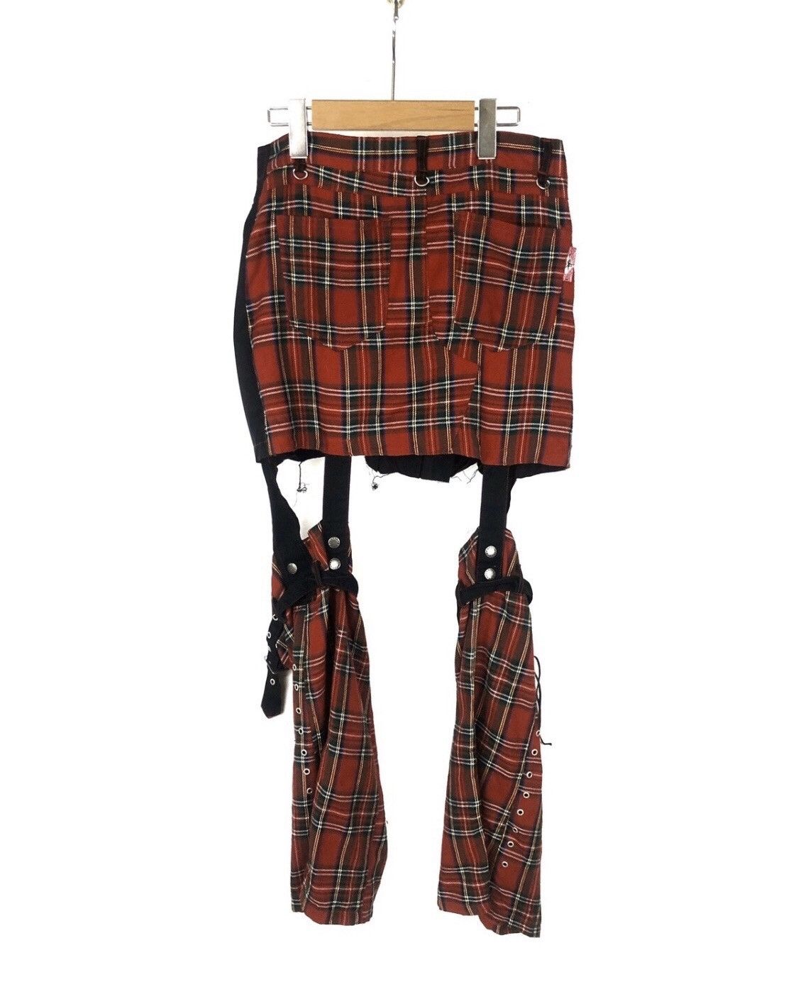 Beauty Beast Japanese Brand Mad Punk Tartan trouser like Seditionaries Size US 28 / EU 44 - 2 Thumbnail
