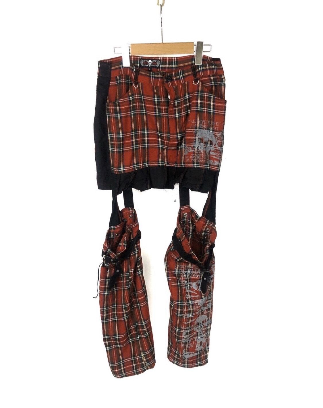 Beauty Beast Japanese Brand Mad Punk Tartan trouser like Seditionaries Size US 28 / EU 44 - 1 Thumbnail