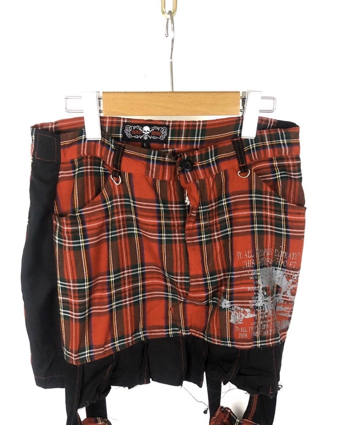 Beauty Beast Japanese Brand Mad Punk Tartan trouser like Seditionaries Size US 28 / EU 44 - 5 Thumbnail