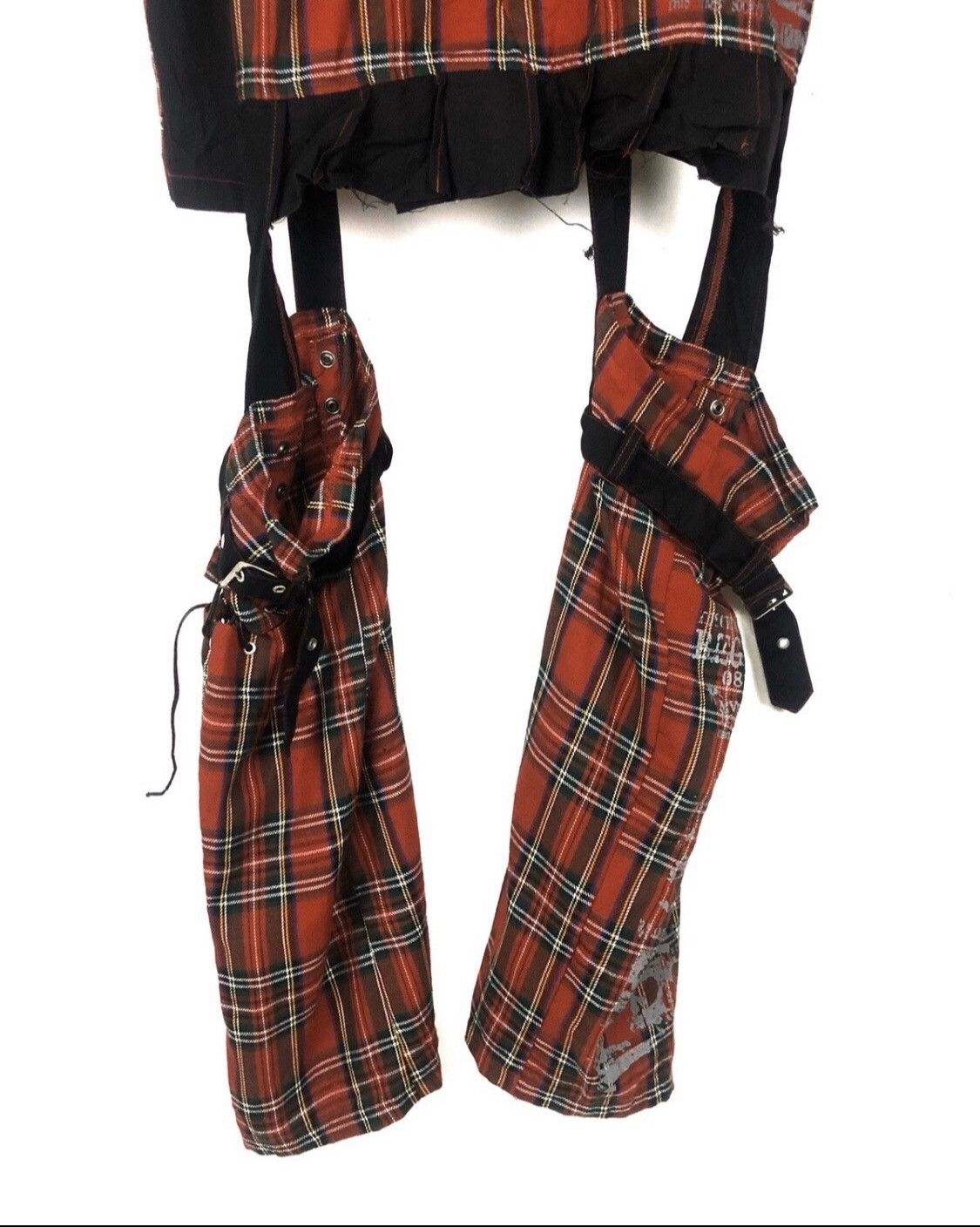 Beauty Beast Japanese Brand Mad Punk Tartan trouser like Seditionaries Size US 28 / EU 44 - 6 Thumbnail