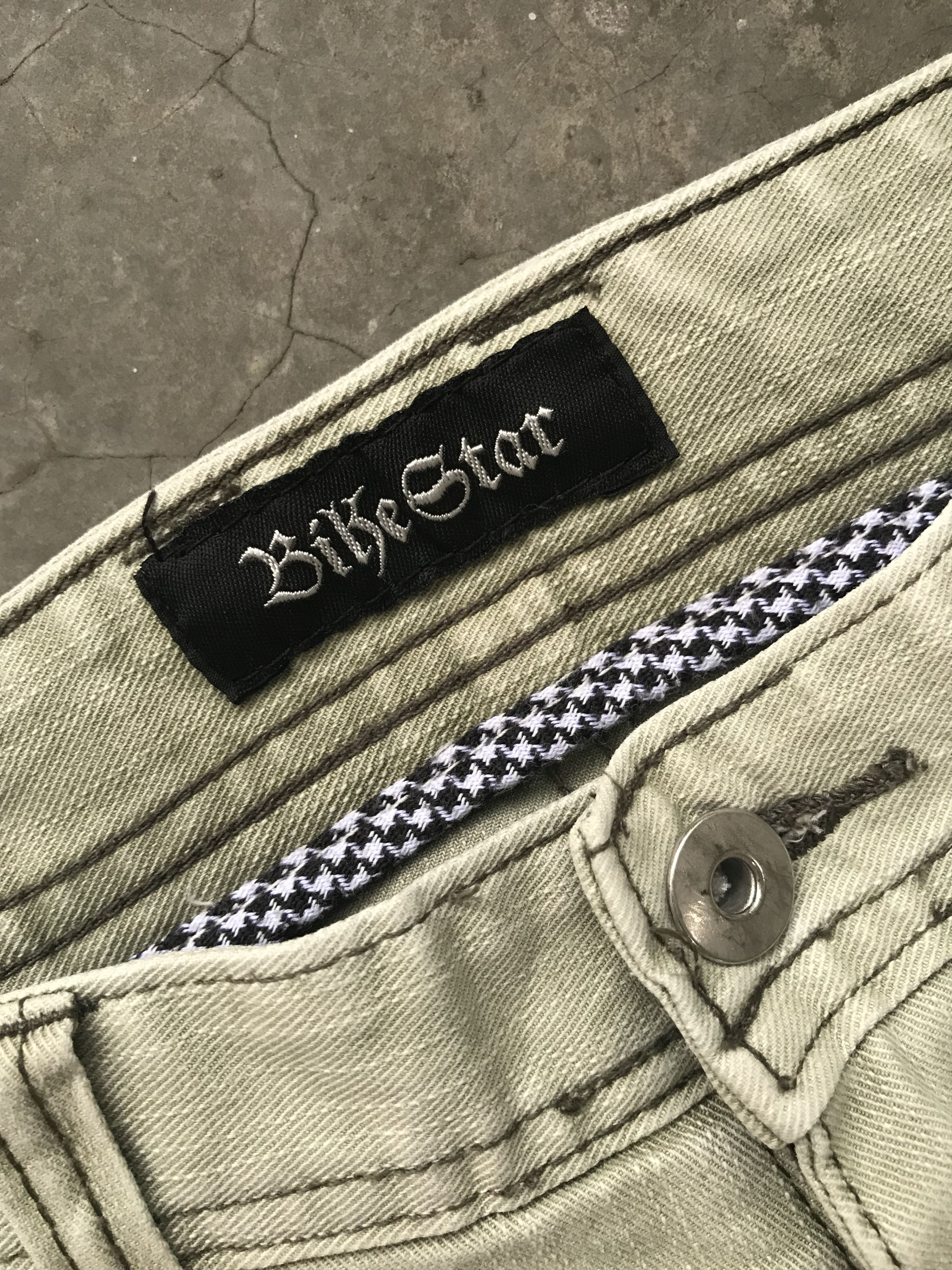 Japanese Brand Bike Star Japan Wrinkle Leg Skinny Pant Size US 30 / EU 46 - 4 Thumbnail
