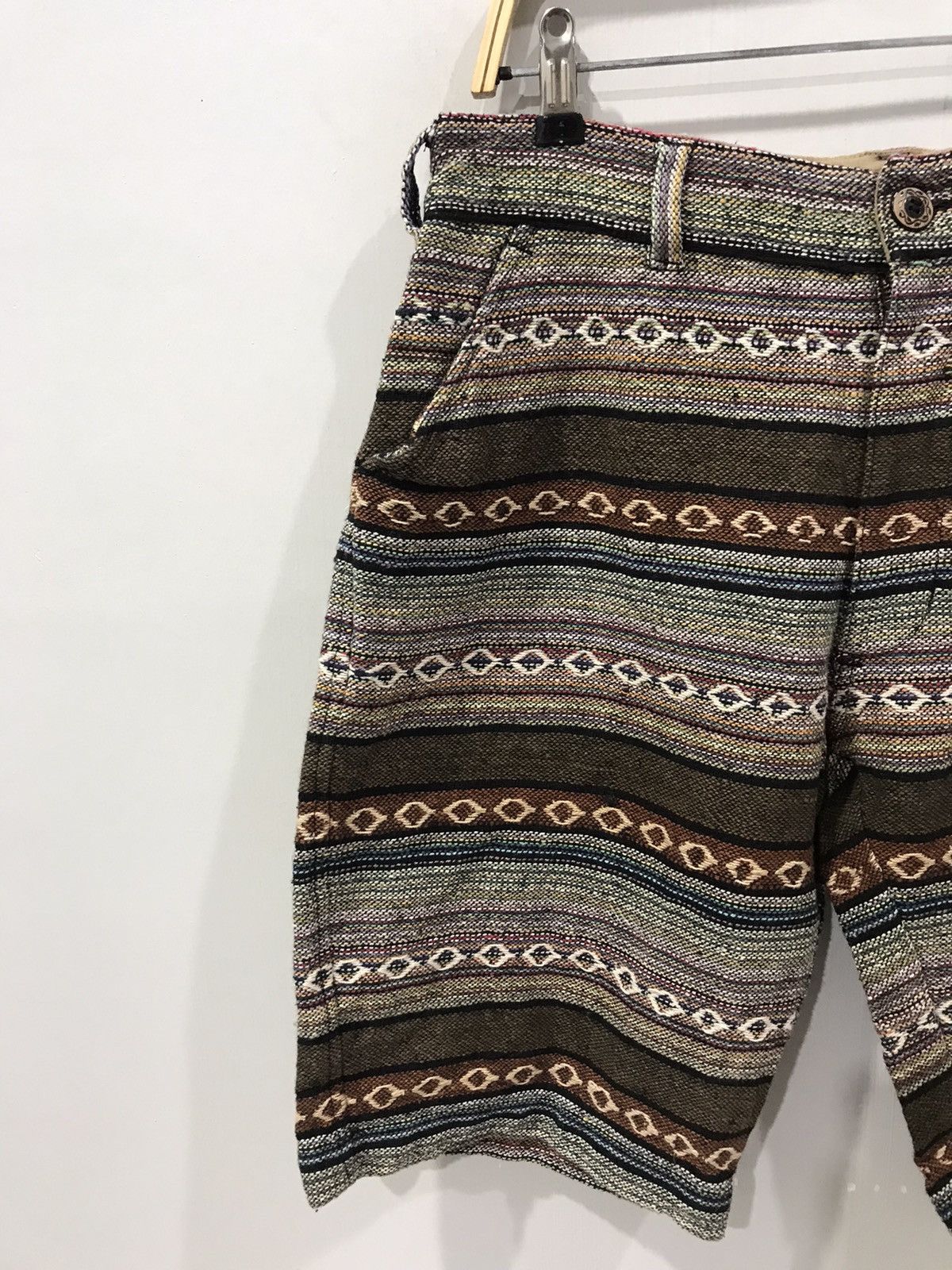 Japanese Brand GOODWEAR JAPAN Motive Stripe Short Pant Size US 30 / EU 46 - 3 Thumbnail