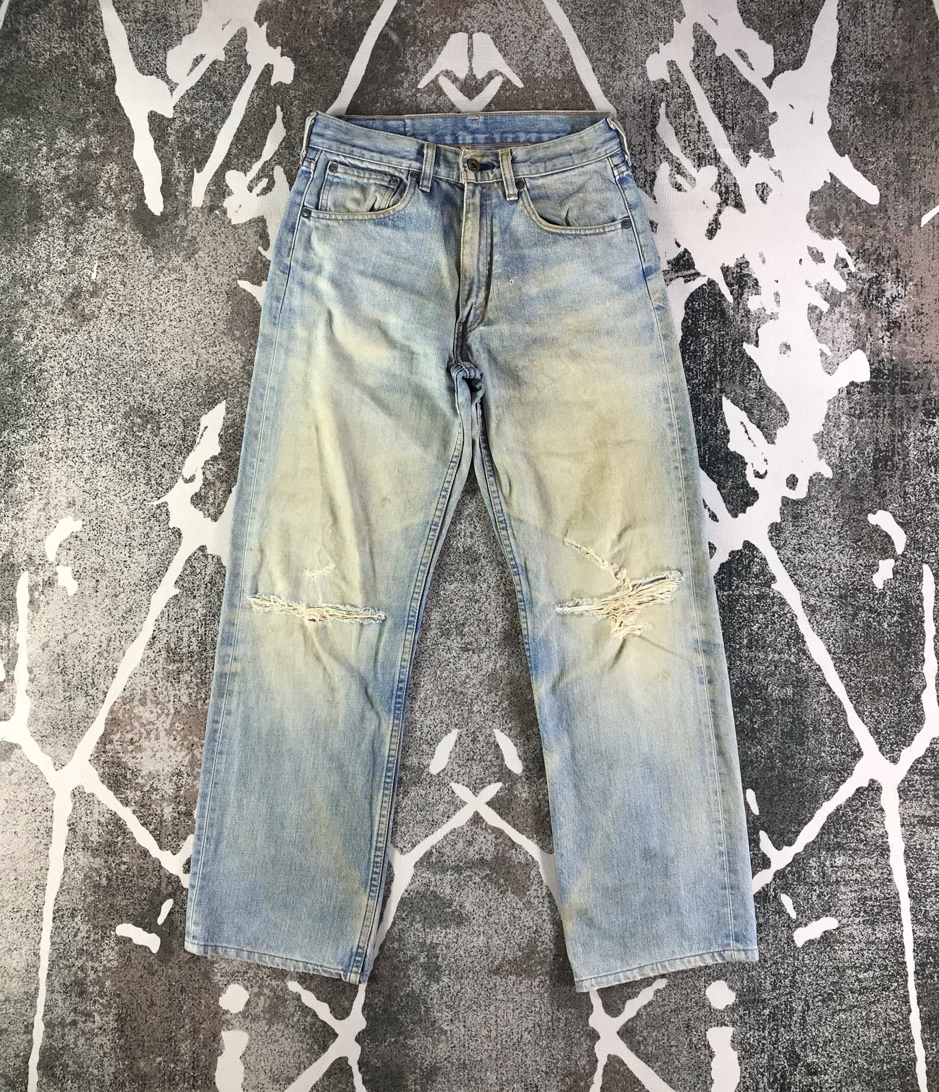 image of Distressed Denim x Levis Vintage Levis 503 Redline Jeans Rusty Wash Denim in Blue, Men's (Size 29)