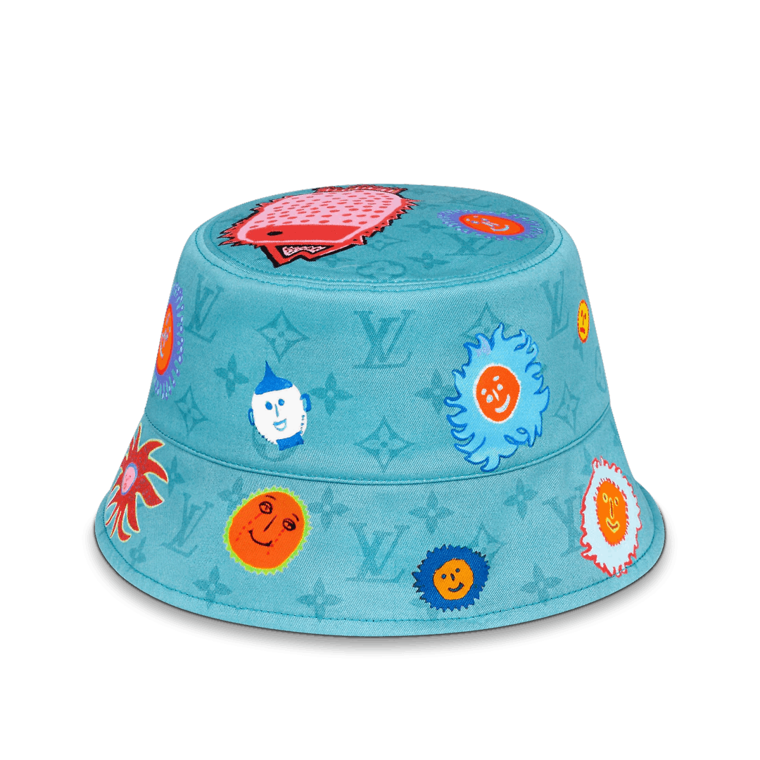 LV x YK Reversible Faces Bucket Hat size:L