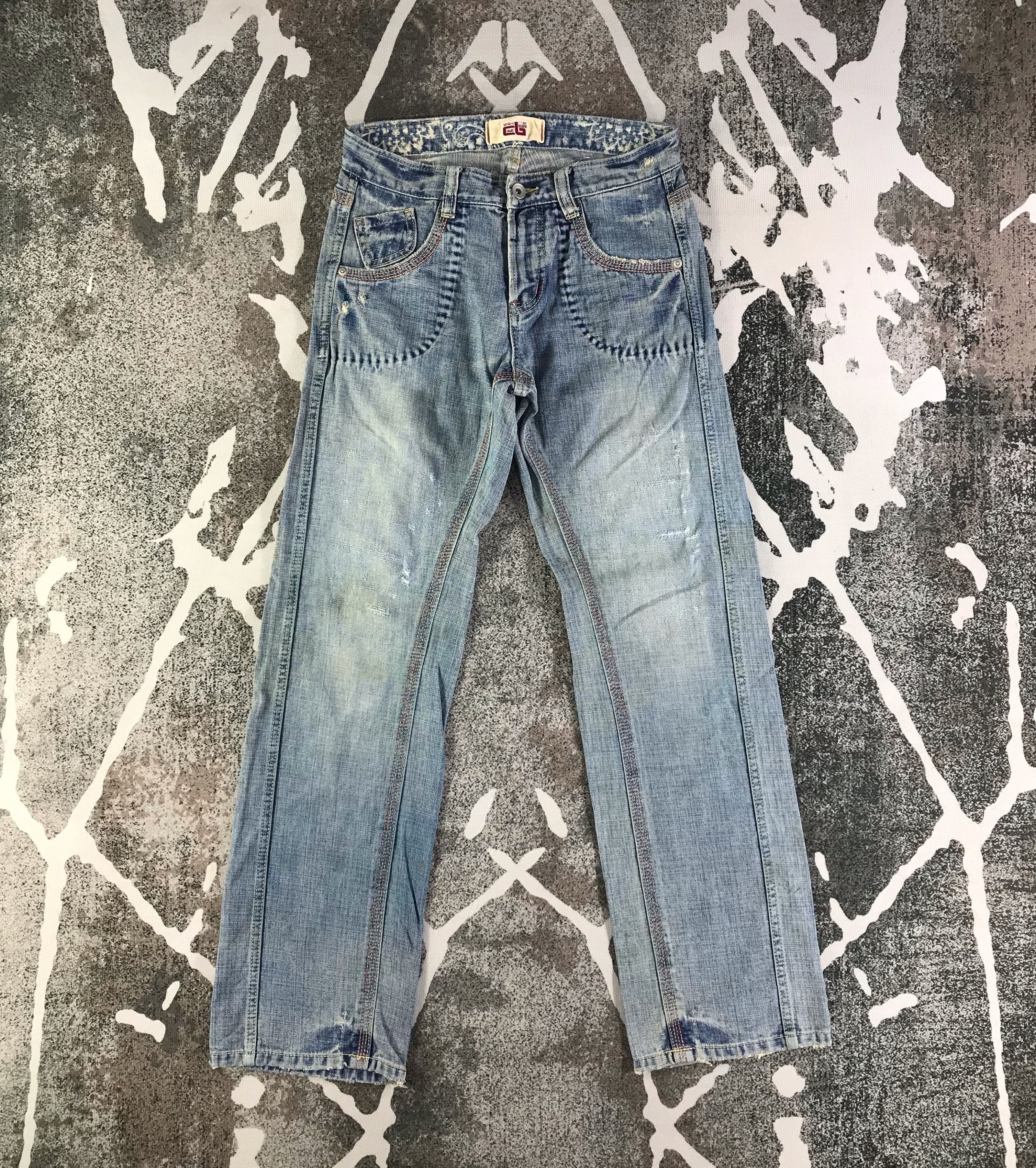 image of Vintage Japanese Cube Sugar Jeans Kj2508 in Faded, Men's (Size 28)
