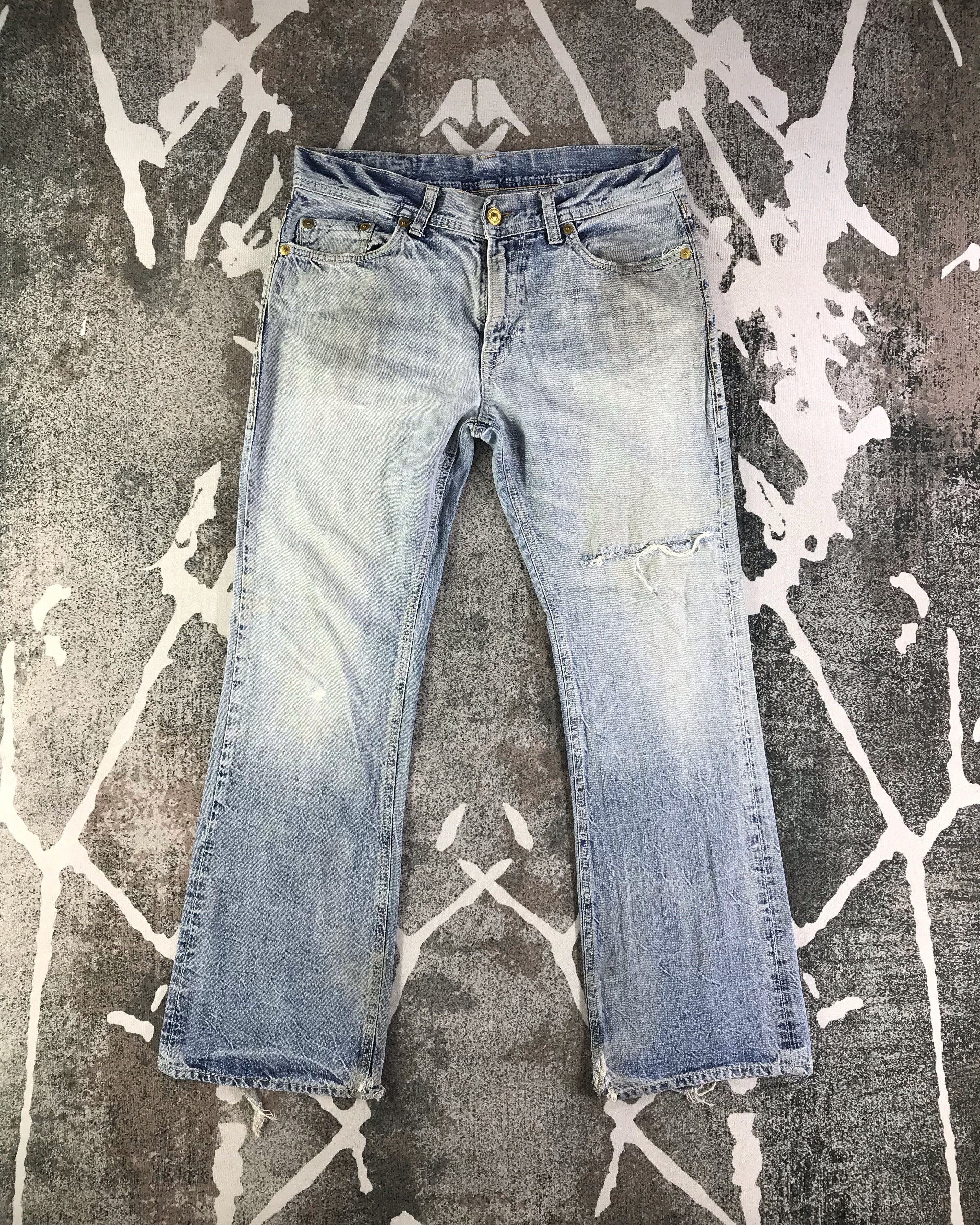 image of Vintage Japanese Denim Craft Jeans Flare Denim Kj2526 in Faded, Men's (Size 33)