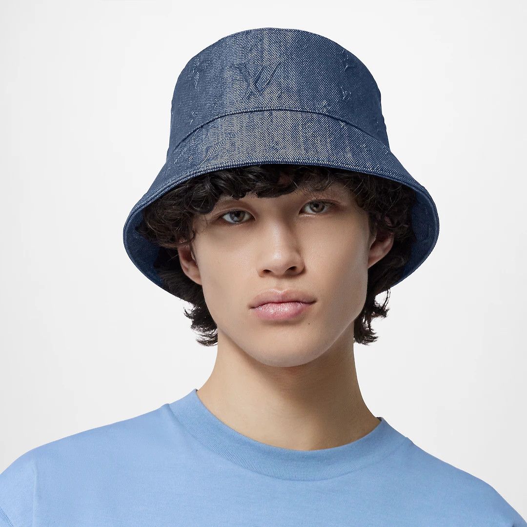 Louis Vuitton siMonogram Constellation Bucket Hat size:L | Grailed