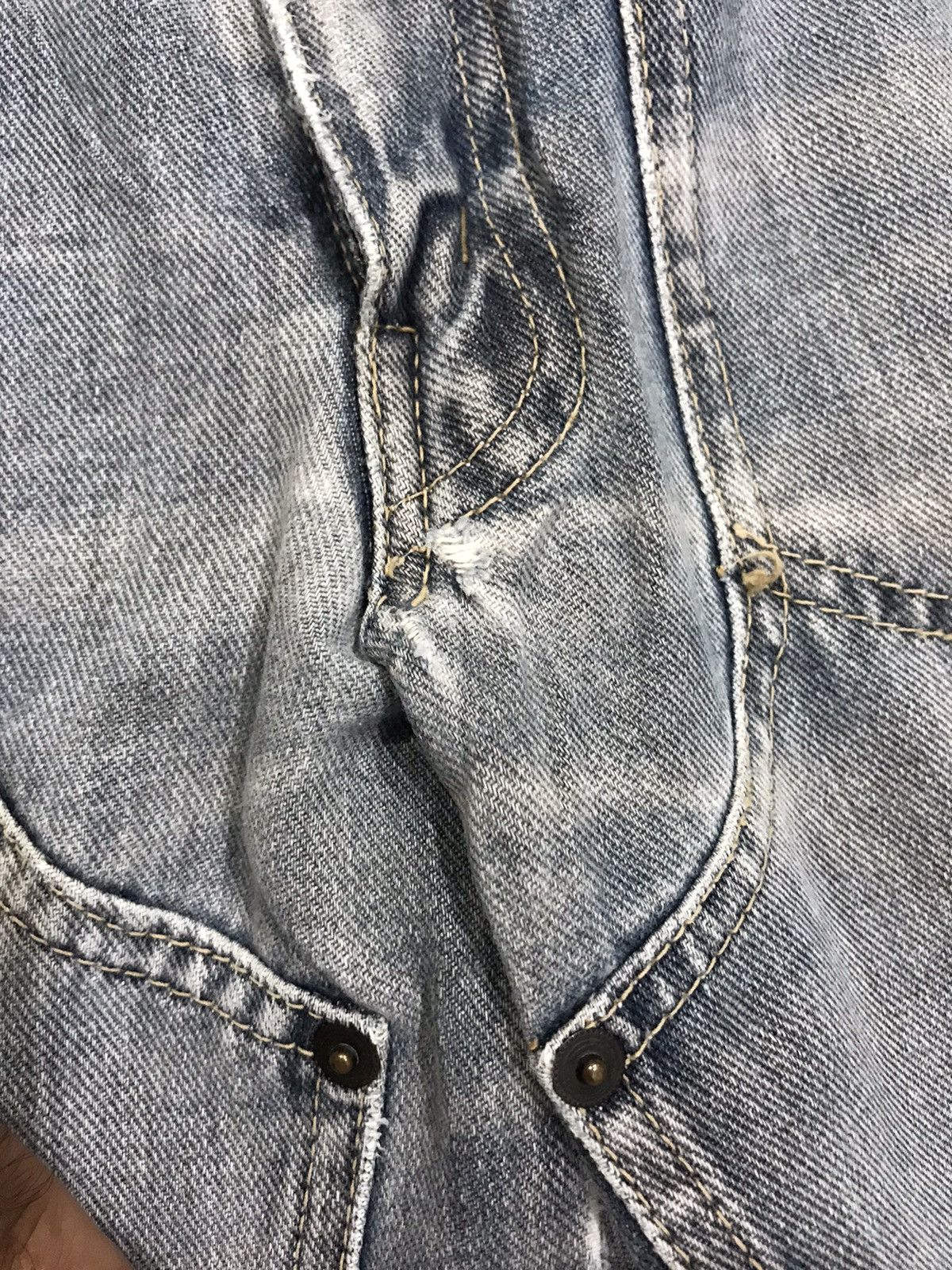 Big John × Japanese Brand × Vintage Vintage BIG JOHN Double Knee Very Rare Biker Denim Size US 30 / EU 46 - 15 Thumbnail