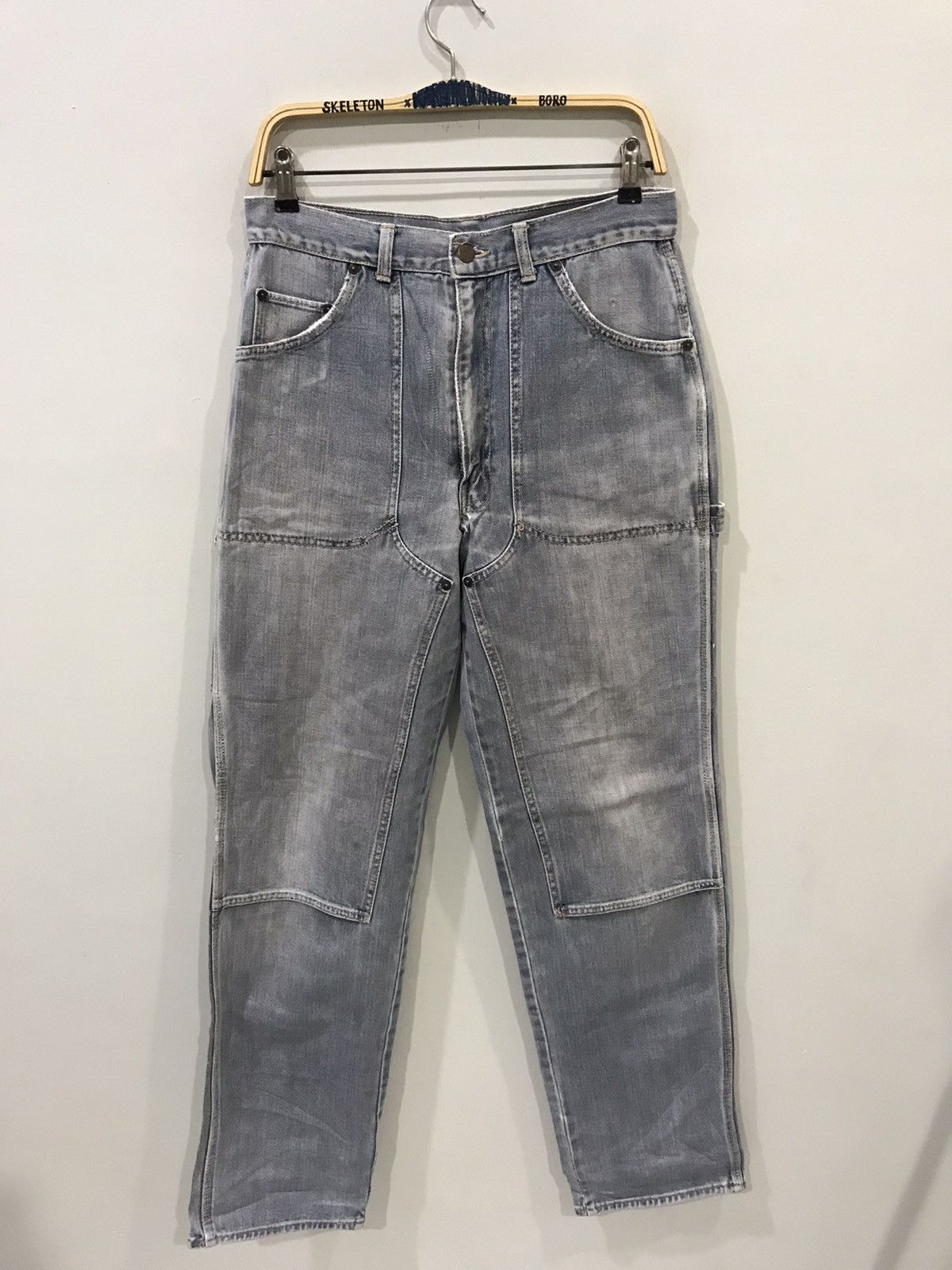 Big John × Japanese Brand × Vintage Vintage BIG JOHN Double Knee Very Rare Biker Denim Size US 30 / EU 46 - 1 Thumbnail