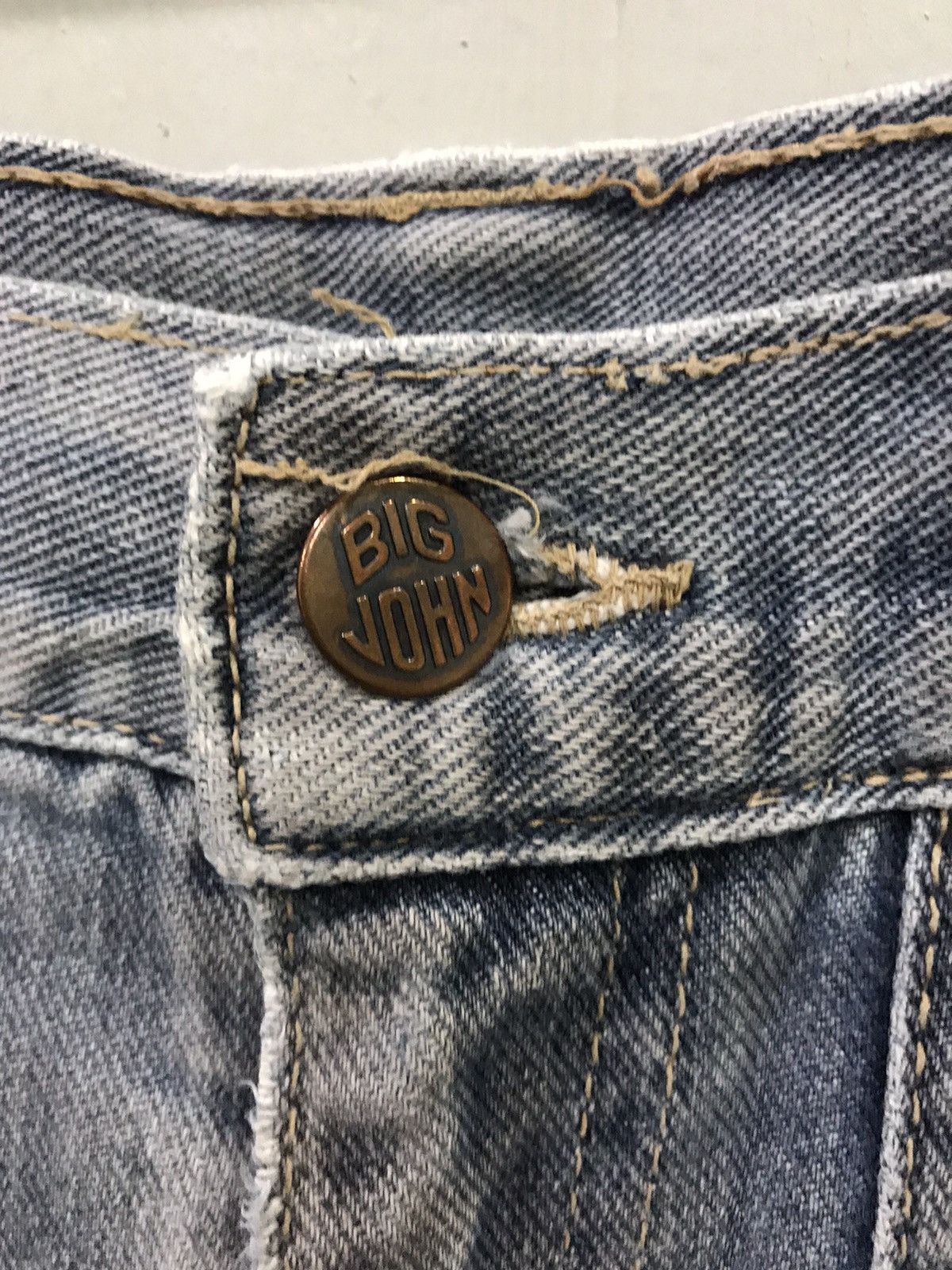 Big John × Japanese Brand × Vintage Vintage BIG JOHN Double Knee Very Rare Biker Denim Size US 30 / EU 46 - 6 Thumbnail