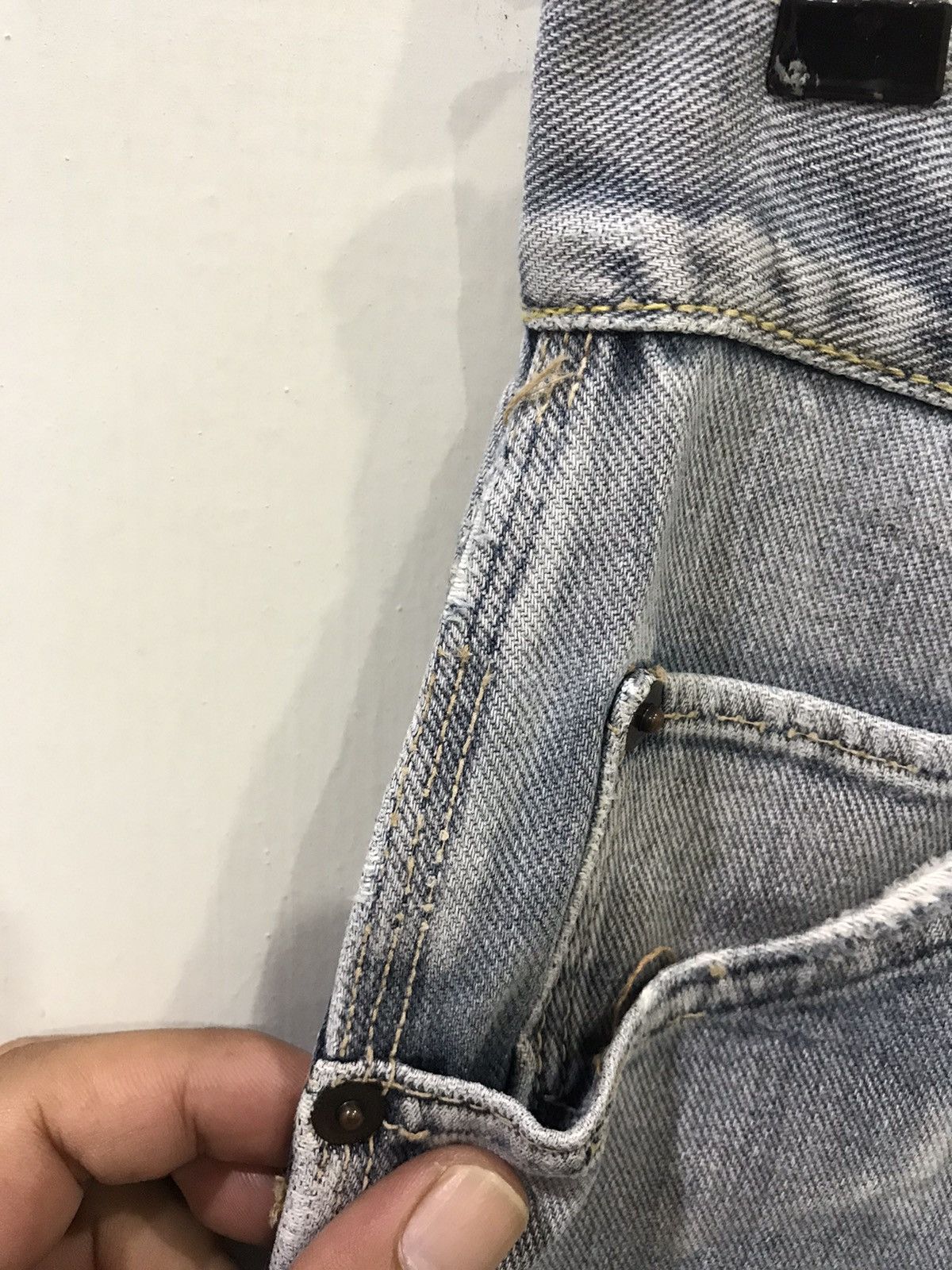 Big John × Japanese Brand × Vintage Vintage BIG JOHN Double Knee Very Rare Biker Denim Size US 30 / EU 46 - 21 Thumbnail