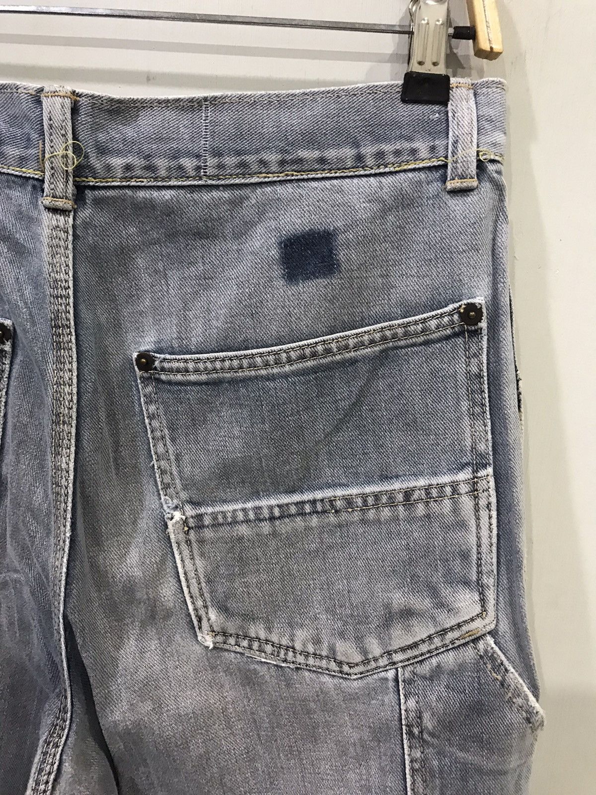 Big John × Japanese Brand × Vintage Vintage BIG JOHN Double Knee Very Rare Biker Denim Size US 30 / EU 46 - 8 Thumbnail
